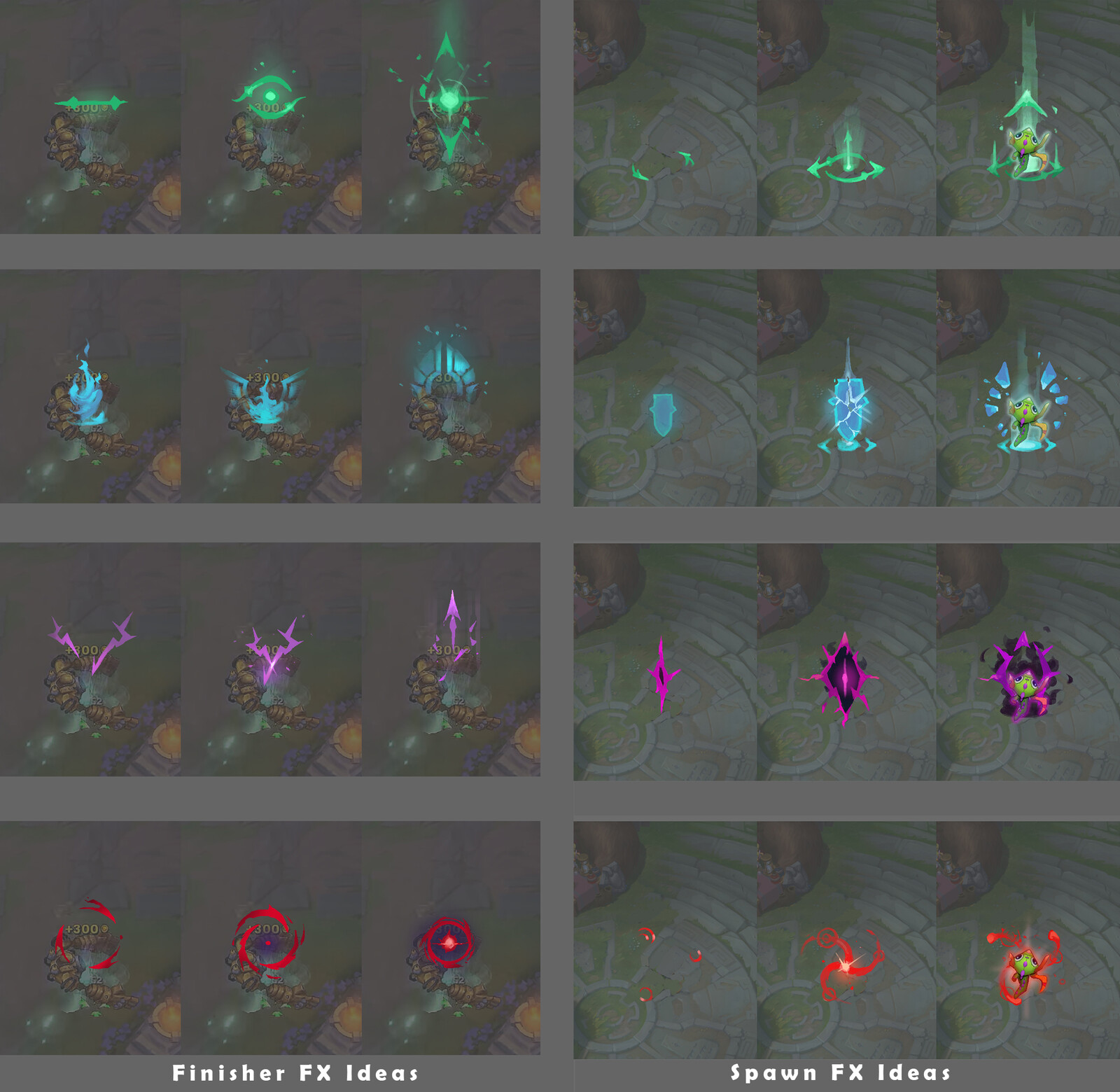 Some of my first professional FX concept attempts!  yay!