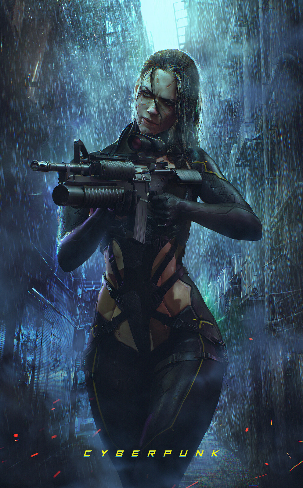 Artstation Cyberpunk Soufiane Idrassi
