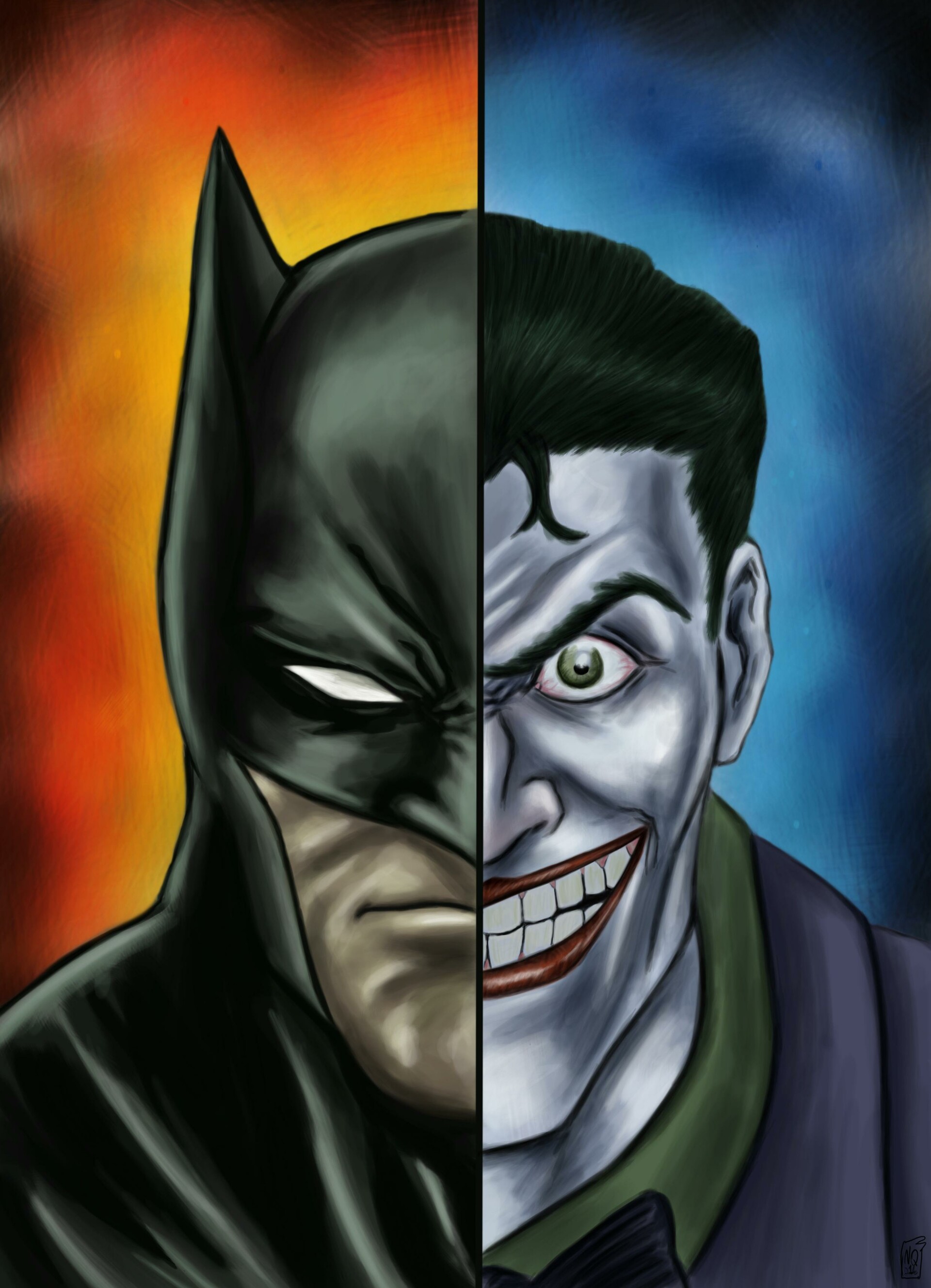 ArtStation - the batman v joker