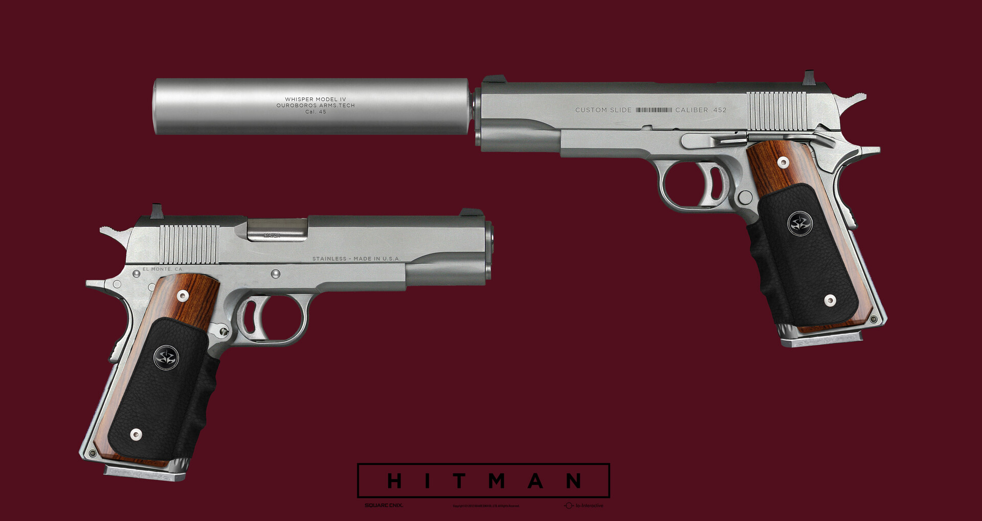 Artstation Hitman Classic Silverballer New Take Simon Lindwall