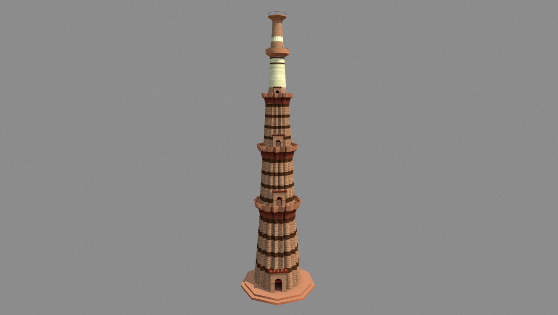 Artstation Qutub Minar Pradeep Thapliyal