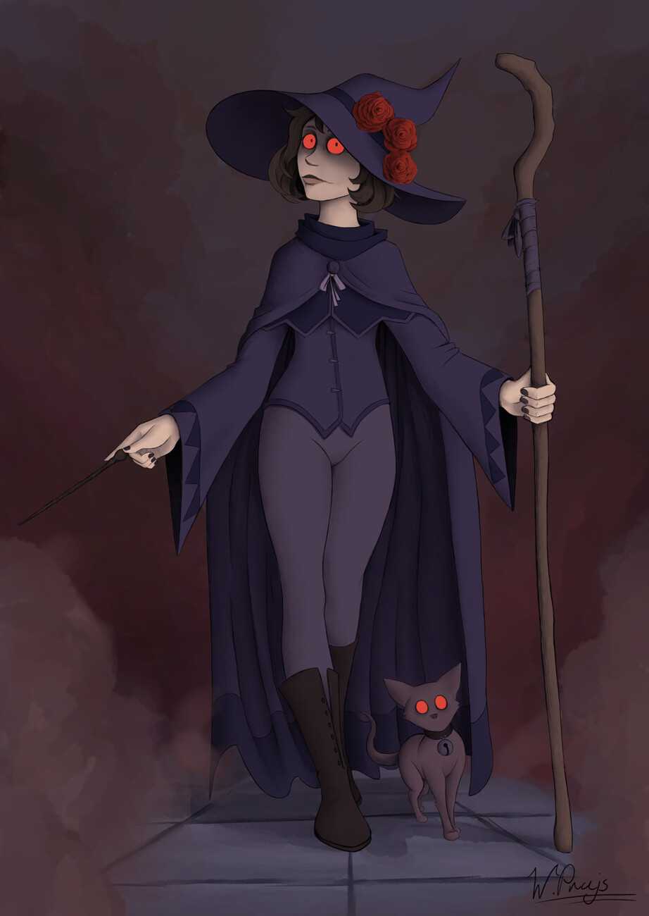 ArtStation - The Purple Witch