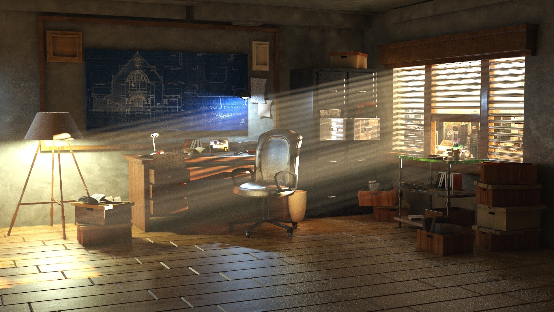 Artstation Gaming Office Interior Abhishek Jha