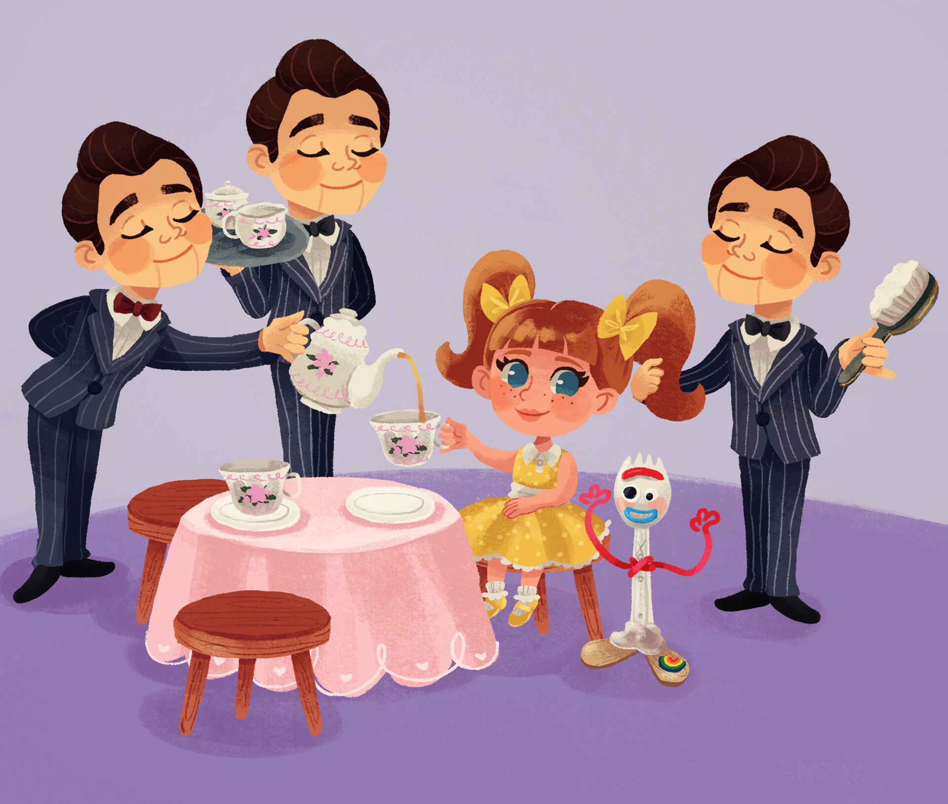 ArtStation Gabby Gabby Forky and the Benson Dummies