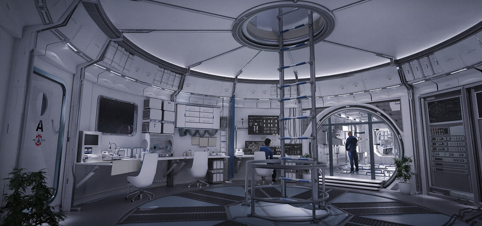 泽鹏 郭 - 月球基地Moon base