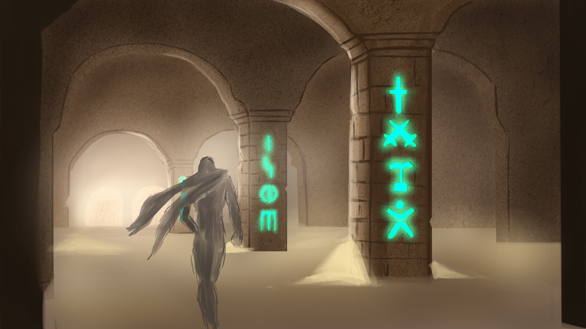 Kristiyan Stefanov Ancient Ethiopian Fantasy Concept Art