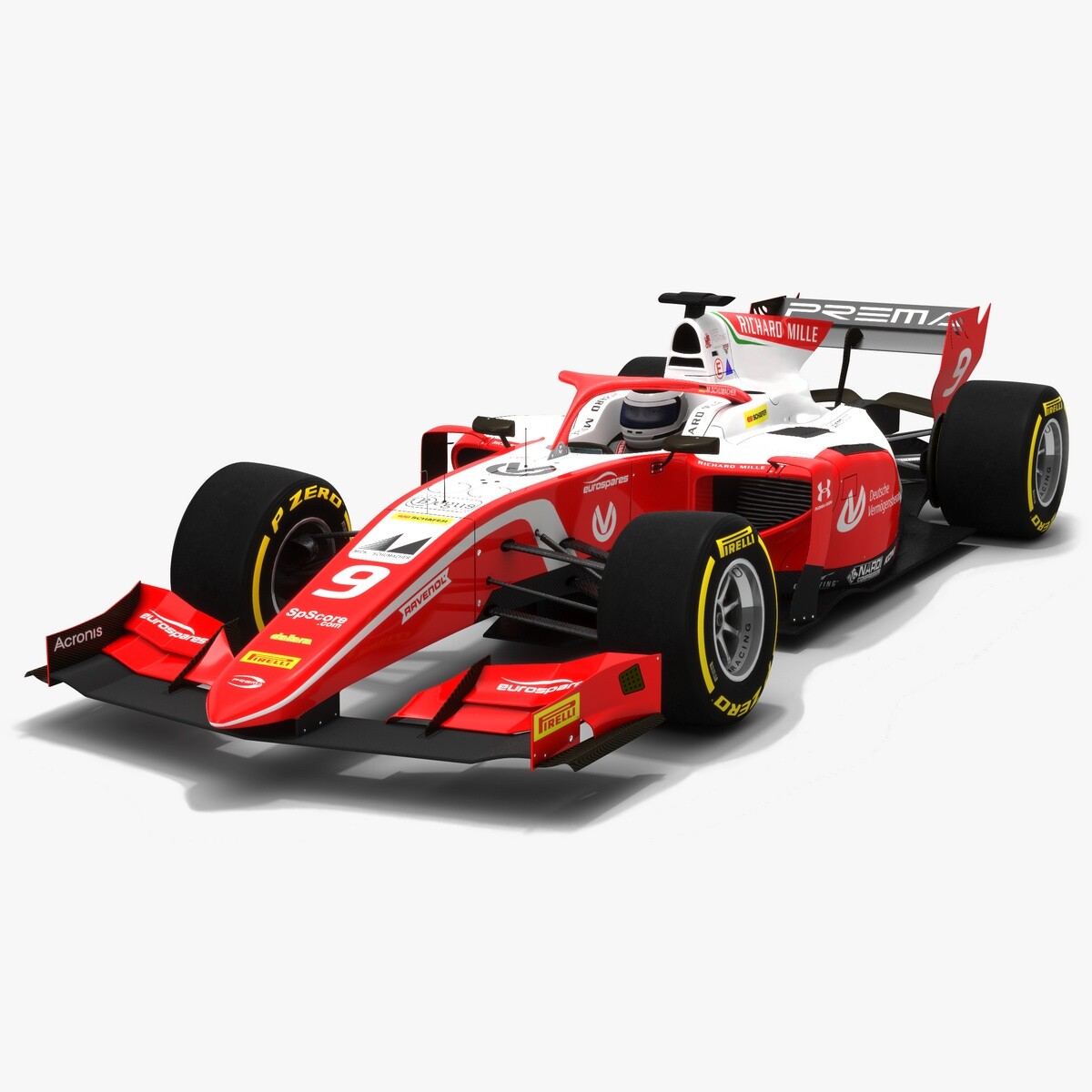 Artstation Prema Racing F2 9 Formula 2 Season 2019 3d Model Oleksii Sergiyovych Stats for season formula 2 2020. artstation prema racing f2 9 formula