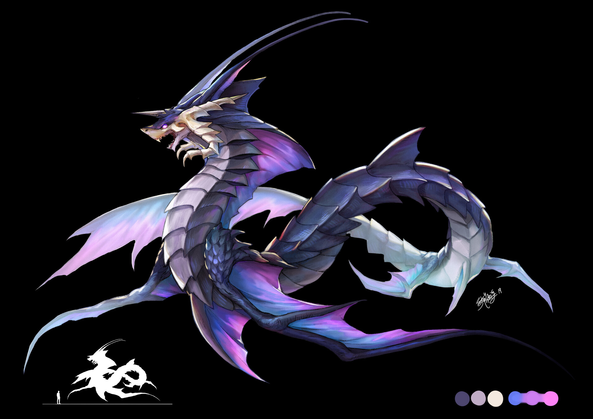 Акулий дракон. Shark dragon. Ферал самки дракона. Акула с крыльями дракона. Дракон дельфина.