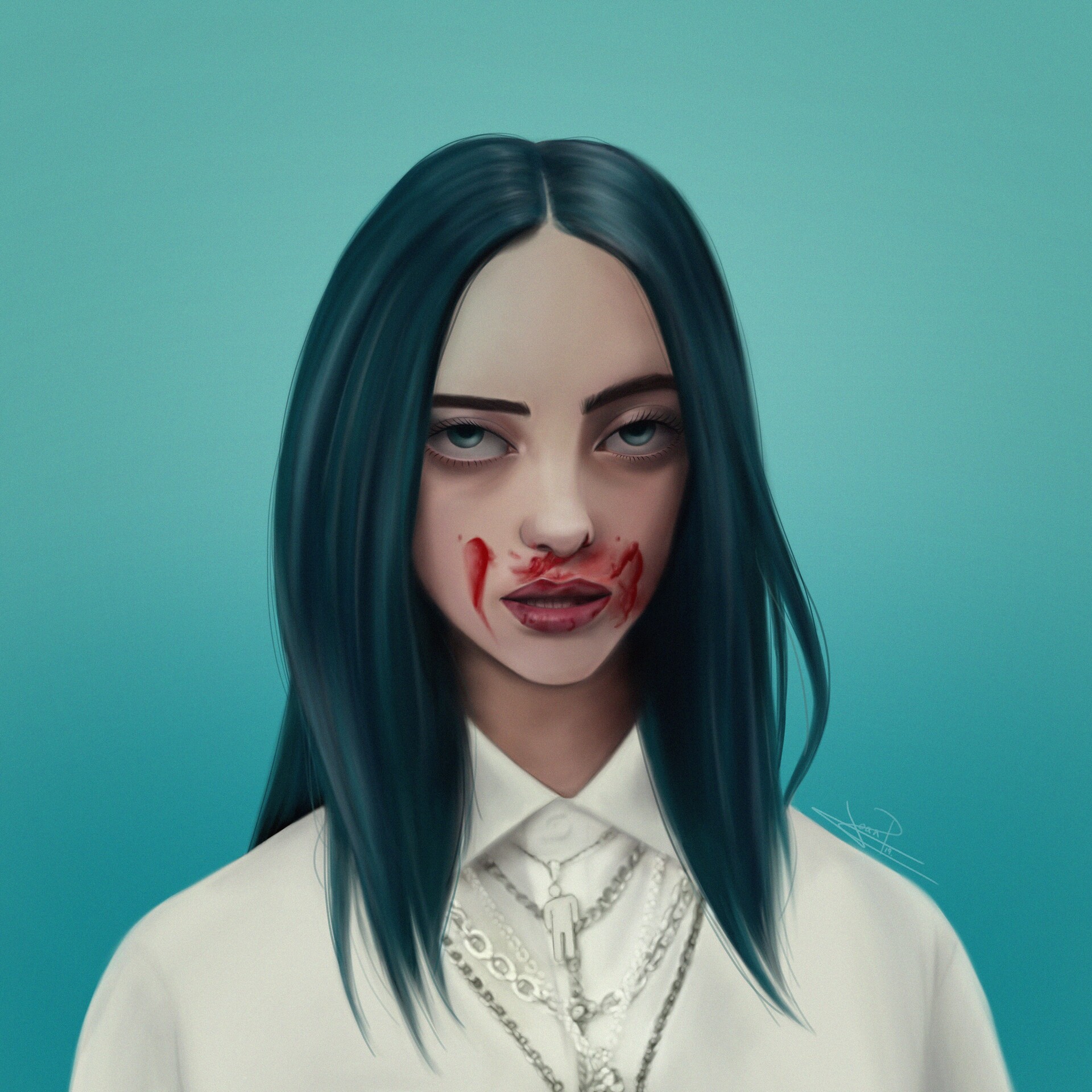Joan Pons Art - Billie Eilish