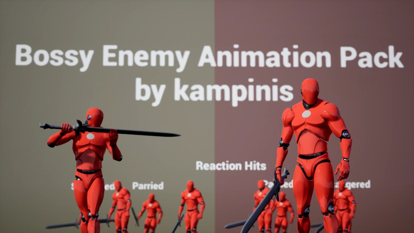 Artstation Bossy Enemy Animation Pack For Unreal Engine 4