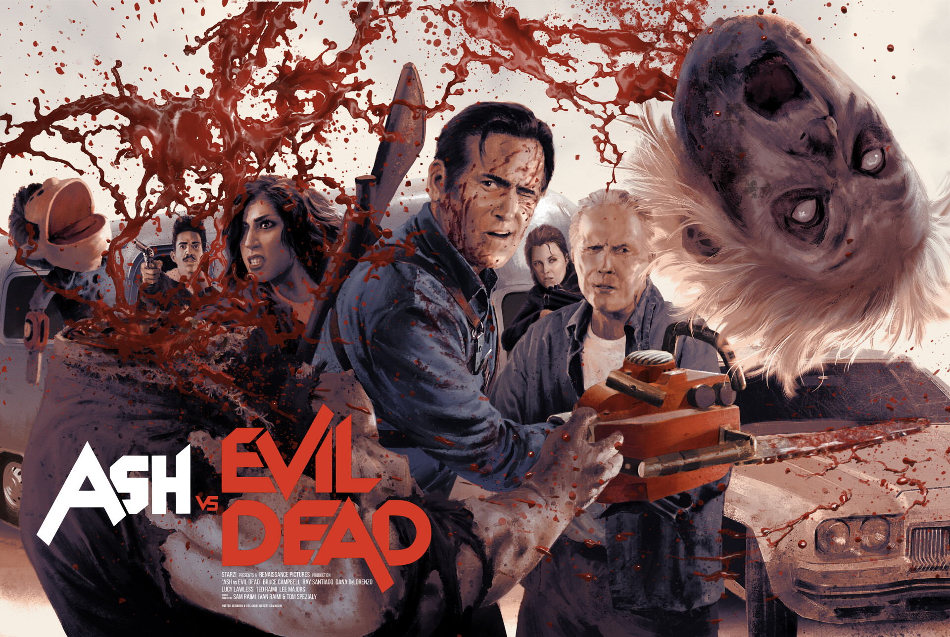Art Evil Dead Ash Movie Poster 20x30 24x36 P386 