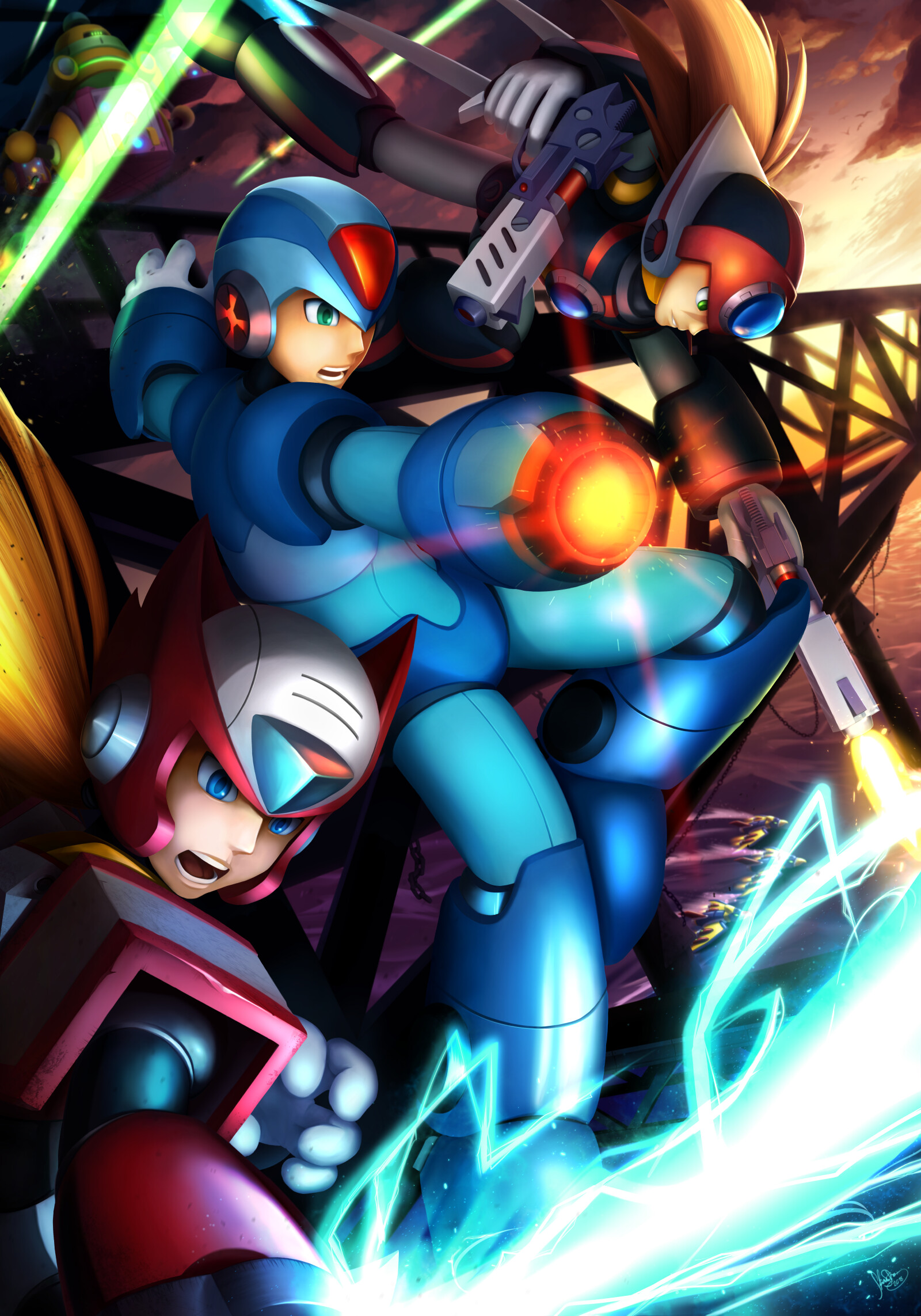 Mega Man X The Endless Maverick Wars(ロ ッ ク マ ン Ｘ)果 て し な い イ レ ギ ュ ラ-戦 争 .....