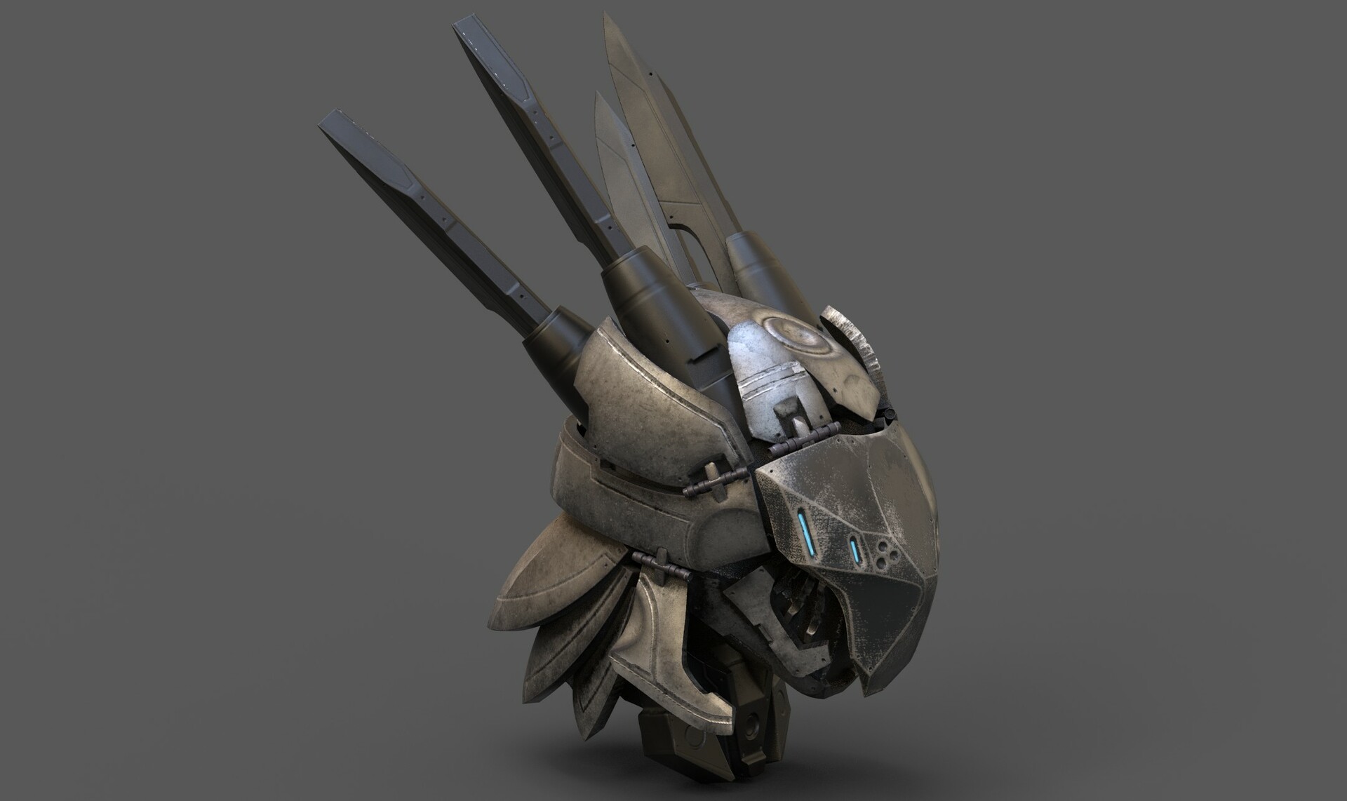 robotic dragon head