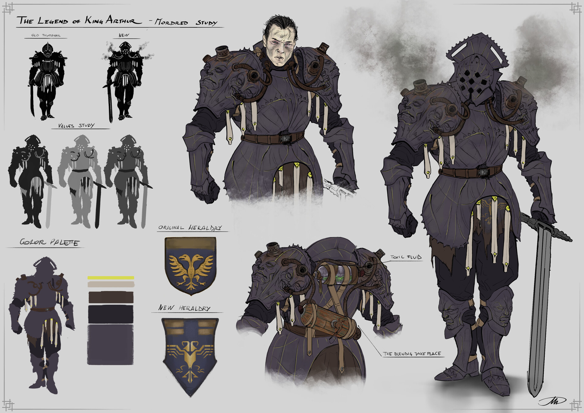 Marco Dotti - ll. THE LEGEND OF KING ARTHUR - Artstation Challenge