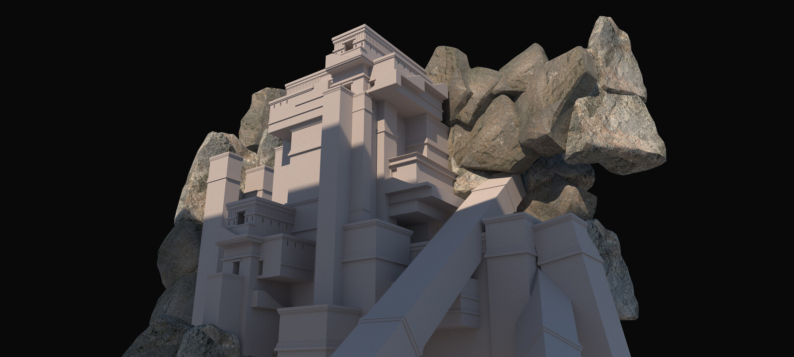 3D  base - created in SketchUp