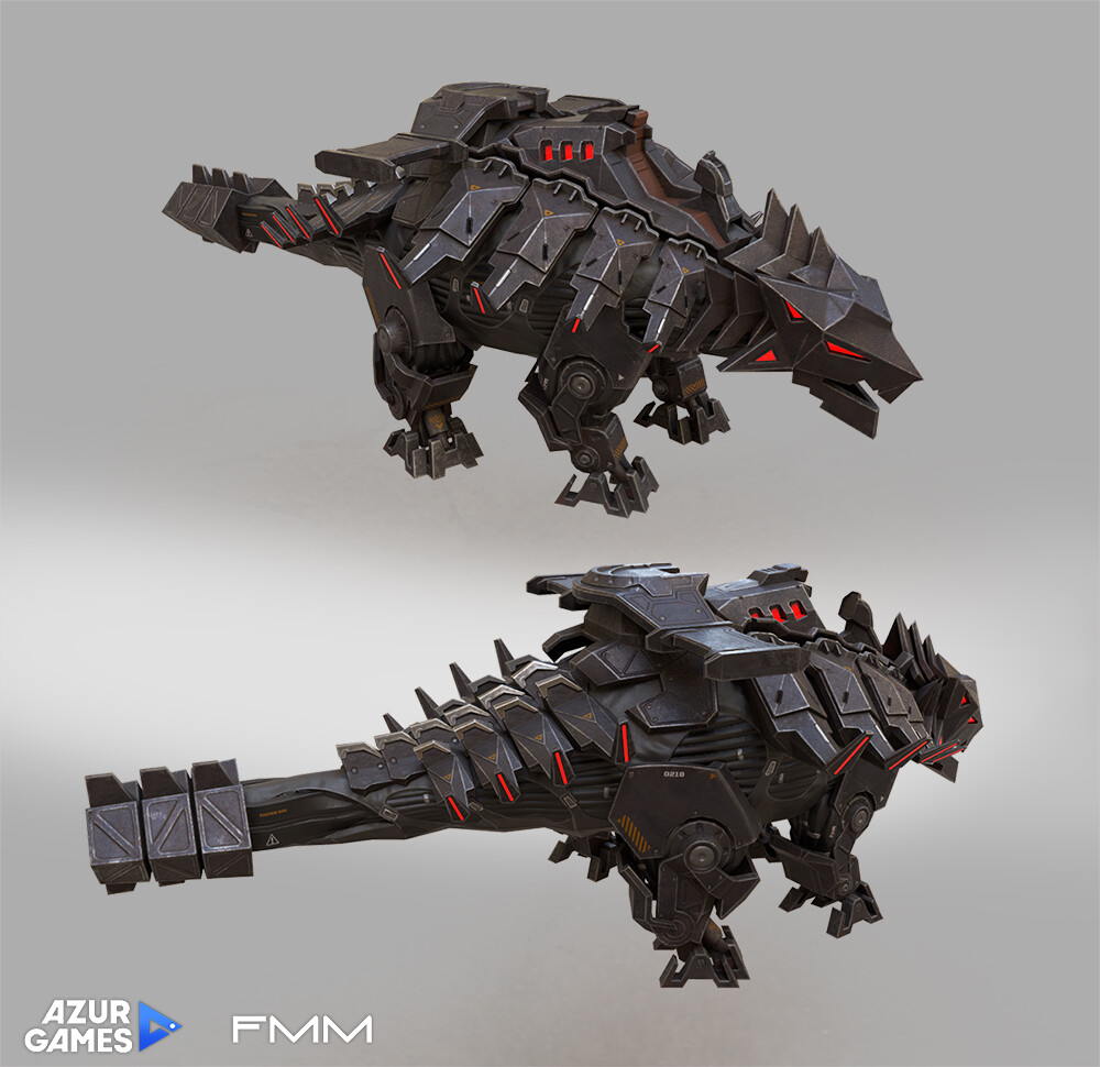 Aleksandr Korpusenko Ankylosaurus Mechanical