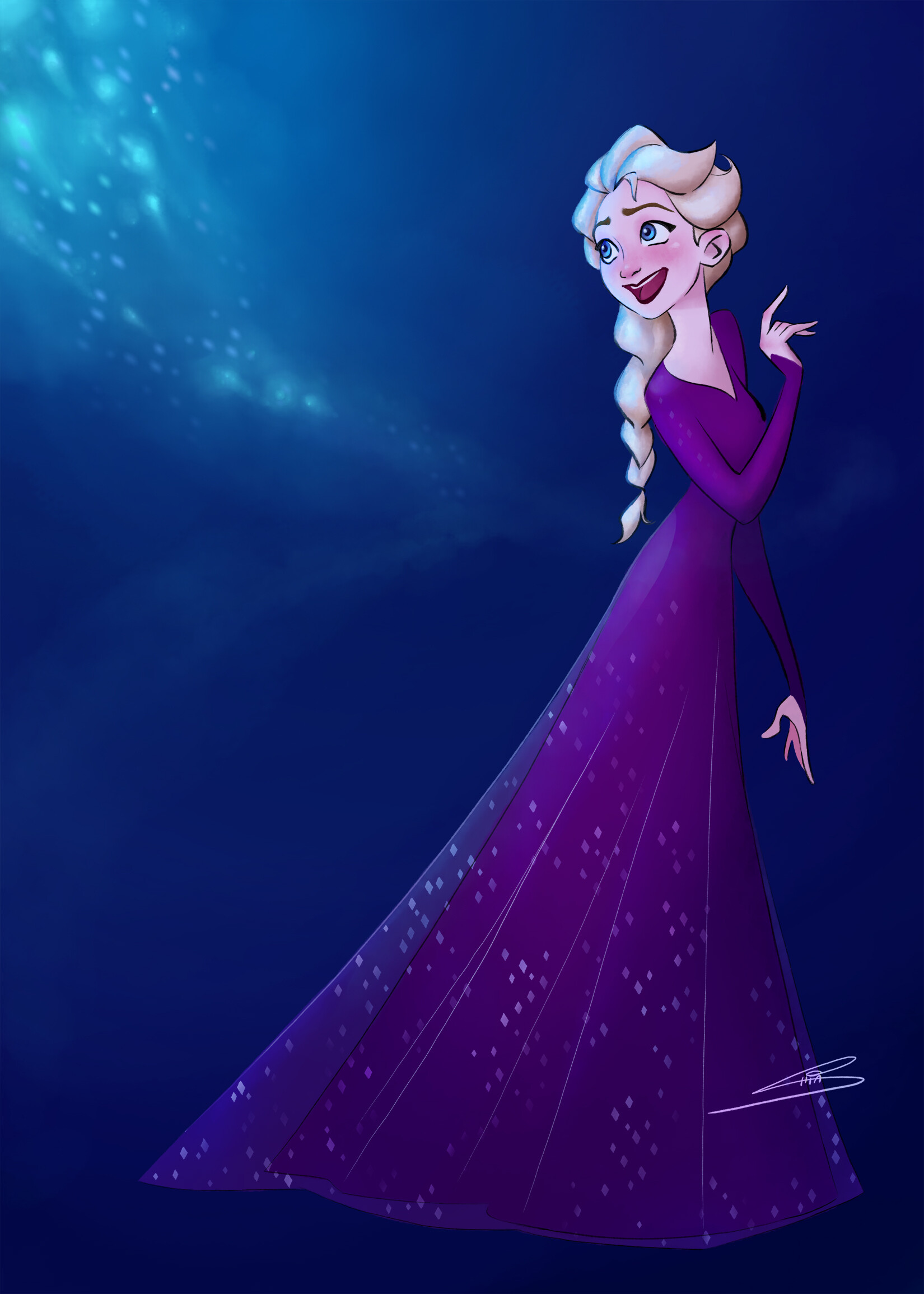 ArtStation Elsa Fanart