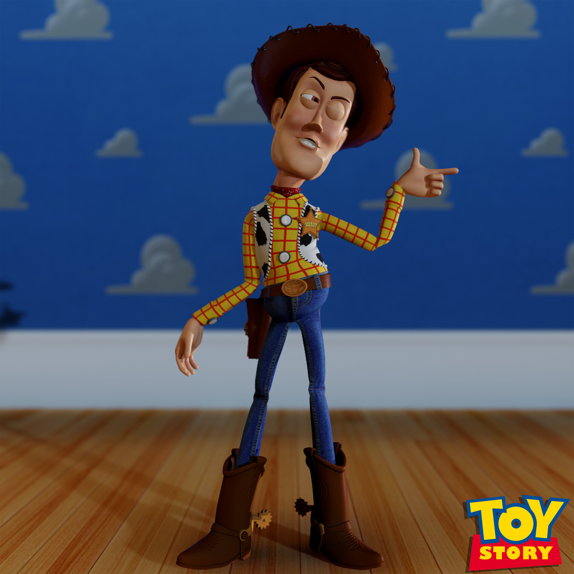Woody From Toy Story Steven Chabeaux