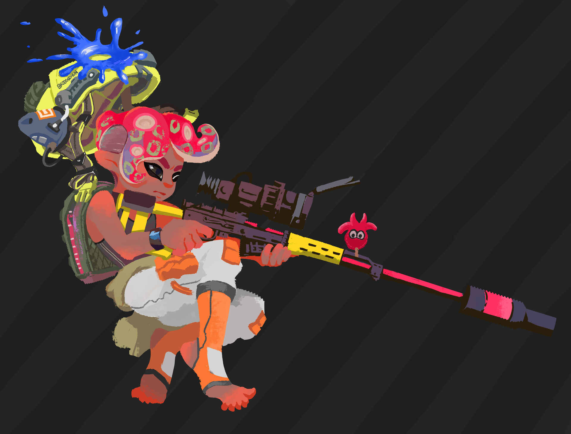 ArtStation Splatoon concept art style study