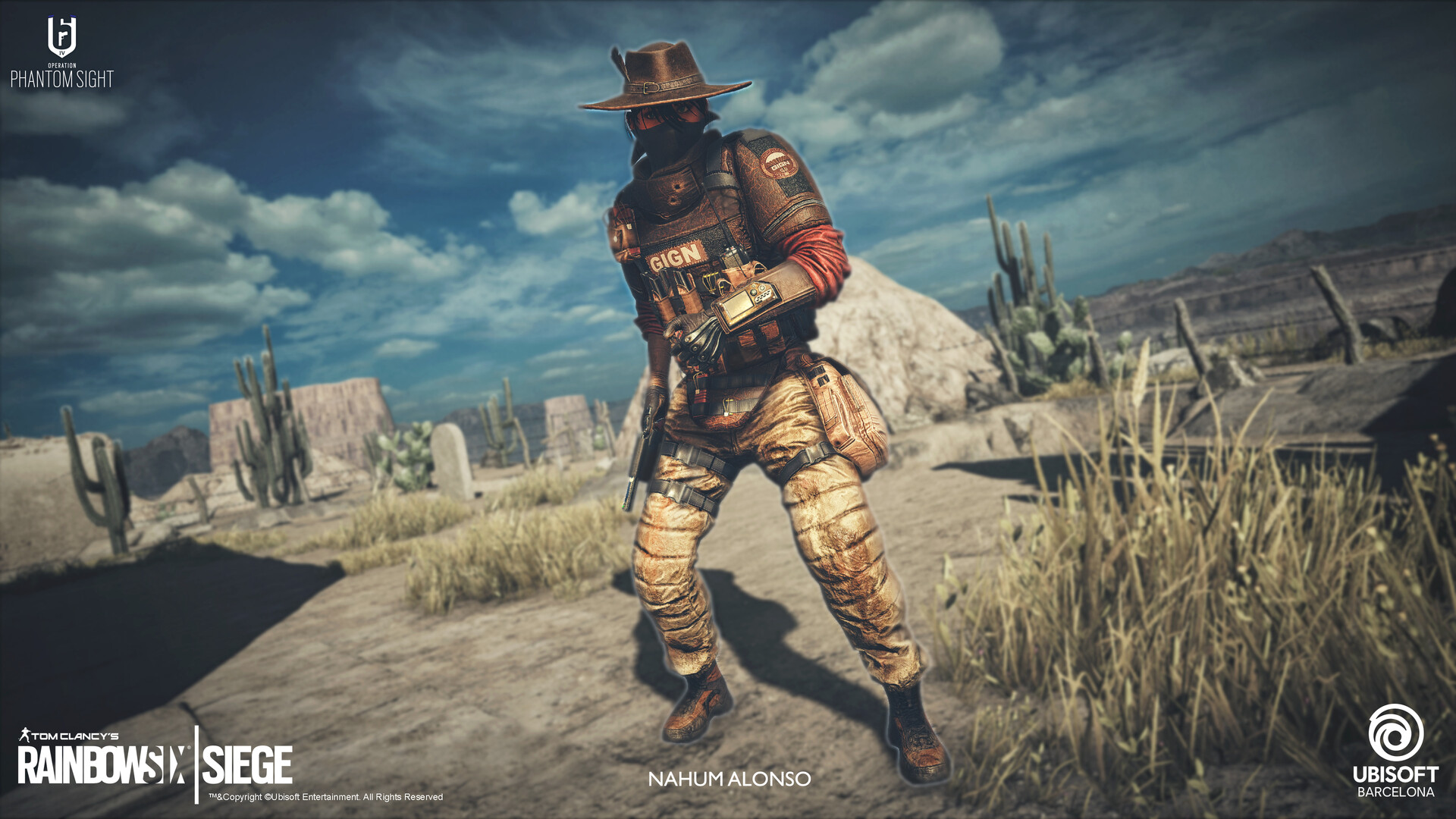 Nahum Alonso - Rainbow Six | Siege - Twitch Wide Brim HeadGear