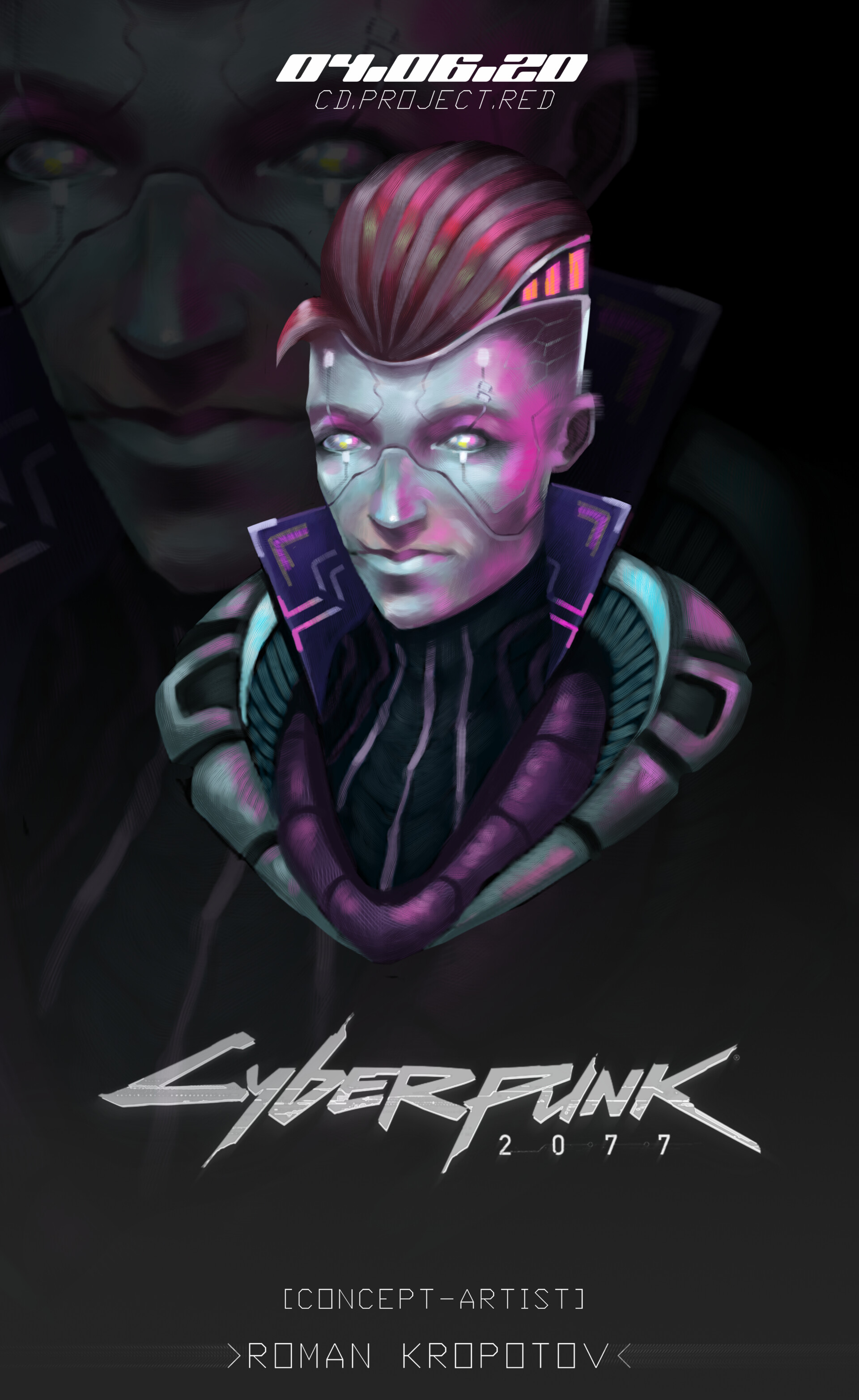 Artstation Cyberpunk 2077 Roman Kropotov