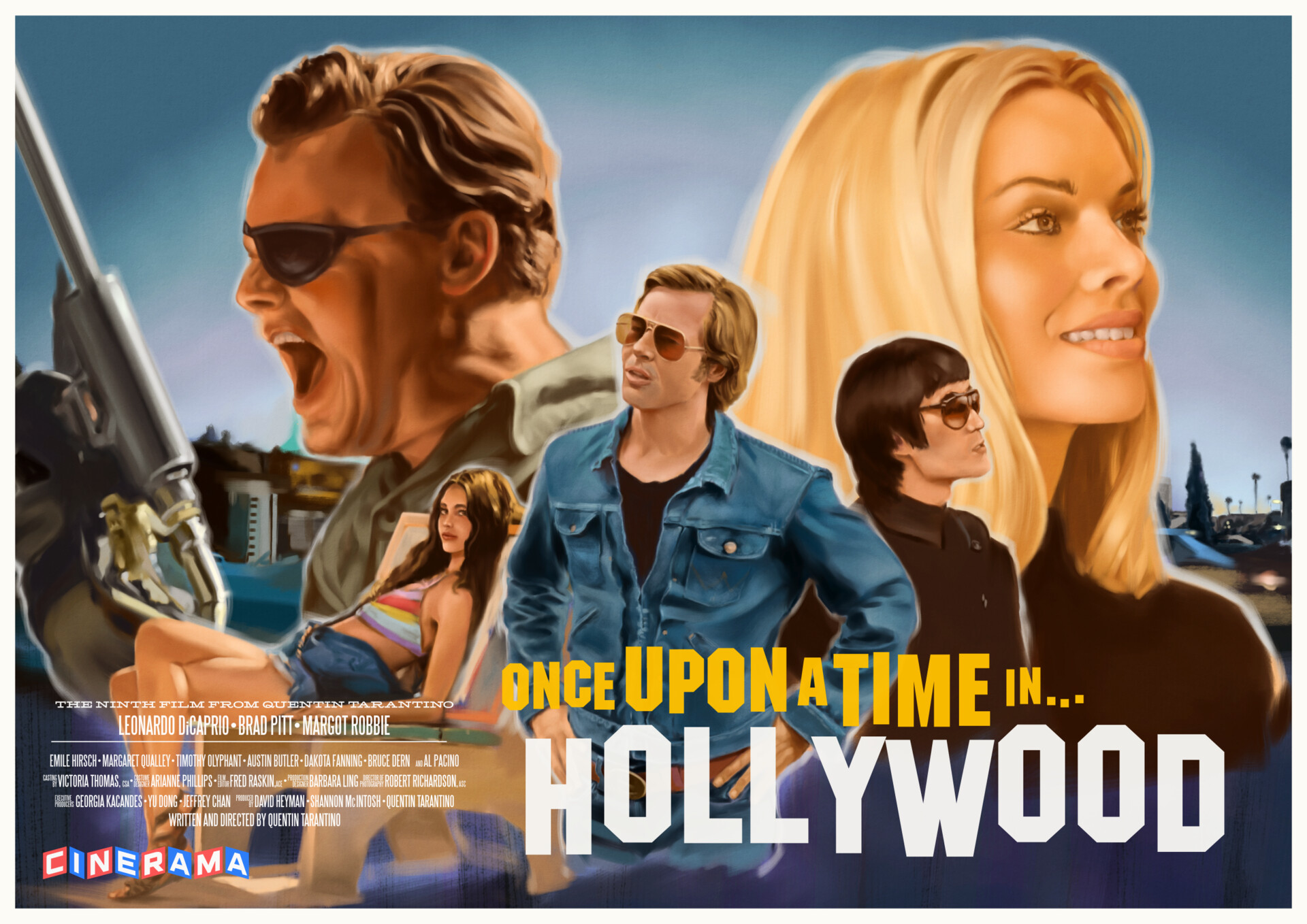ArtStation - Once upon a time in...Hollywood (personal piece)