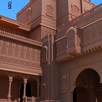 Artstation Gwalior Fort 3d Model Gopal Singh Rathore