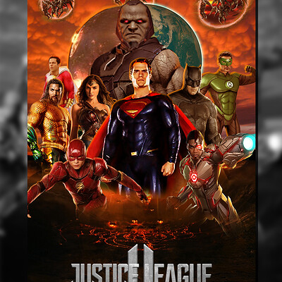 Zuwi boy justice league 2 poster border