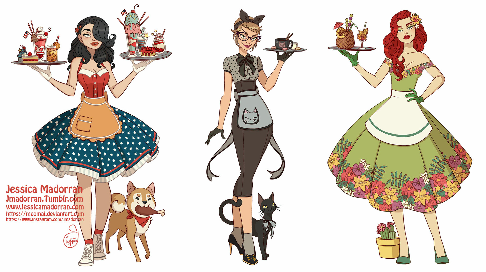 ArtStation - Character Design - DC 50s Fashion Theme