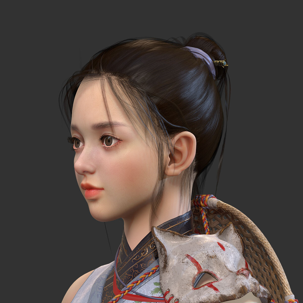 ArtStation - Next Age Game Character, Knight-errant Girl