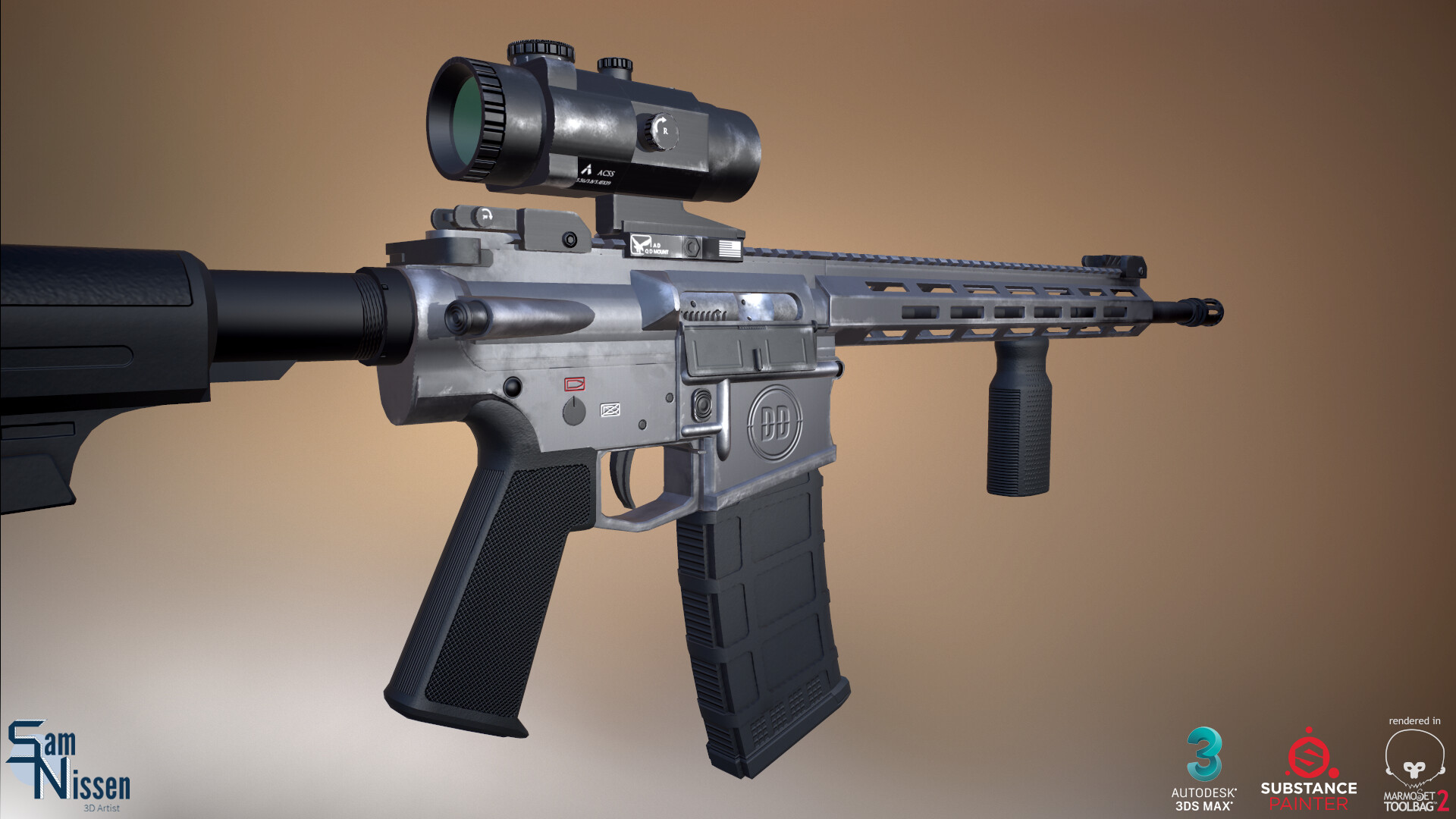 Artstation Custom Ar 15 Sam Nissen