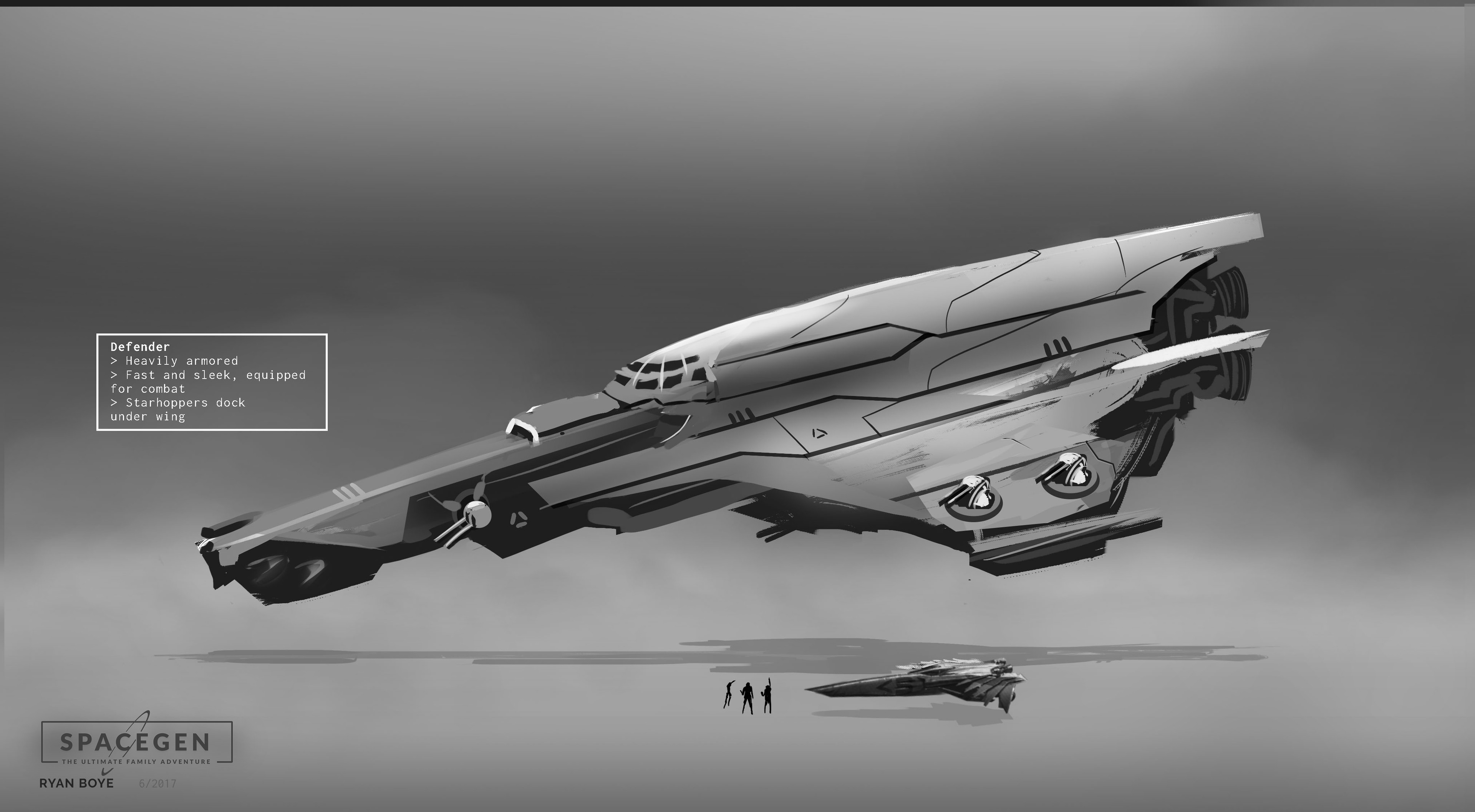 Original sketch for approval