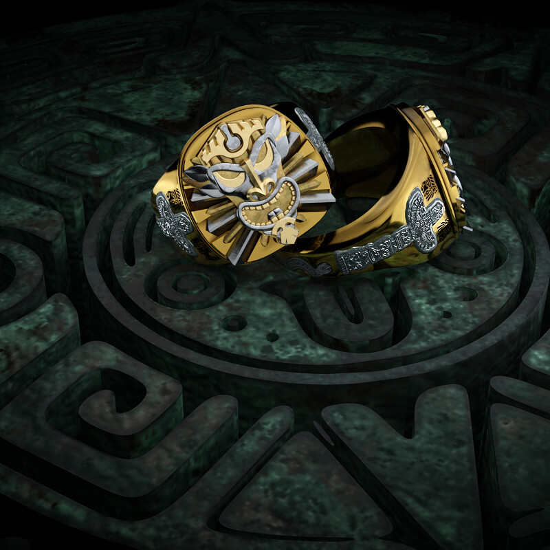 Men's jewelry ring - "Totem"