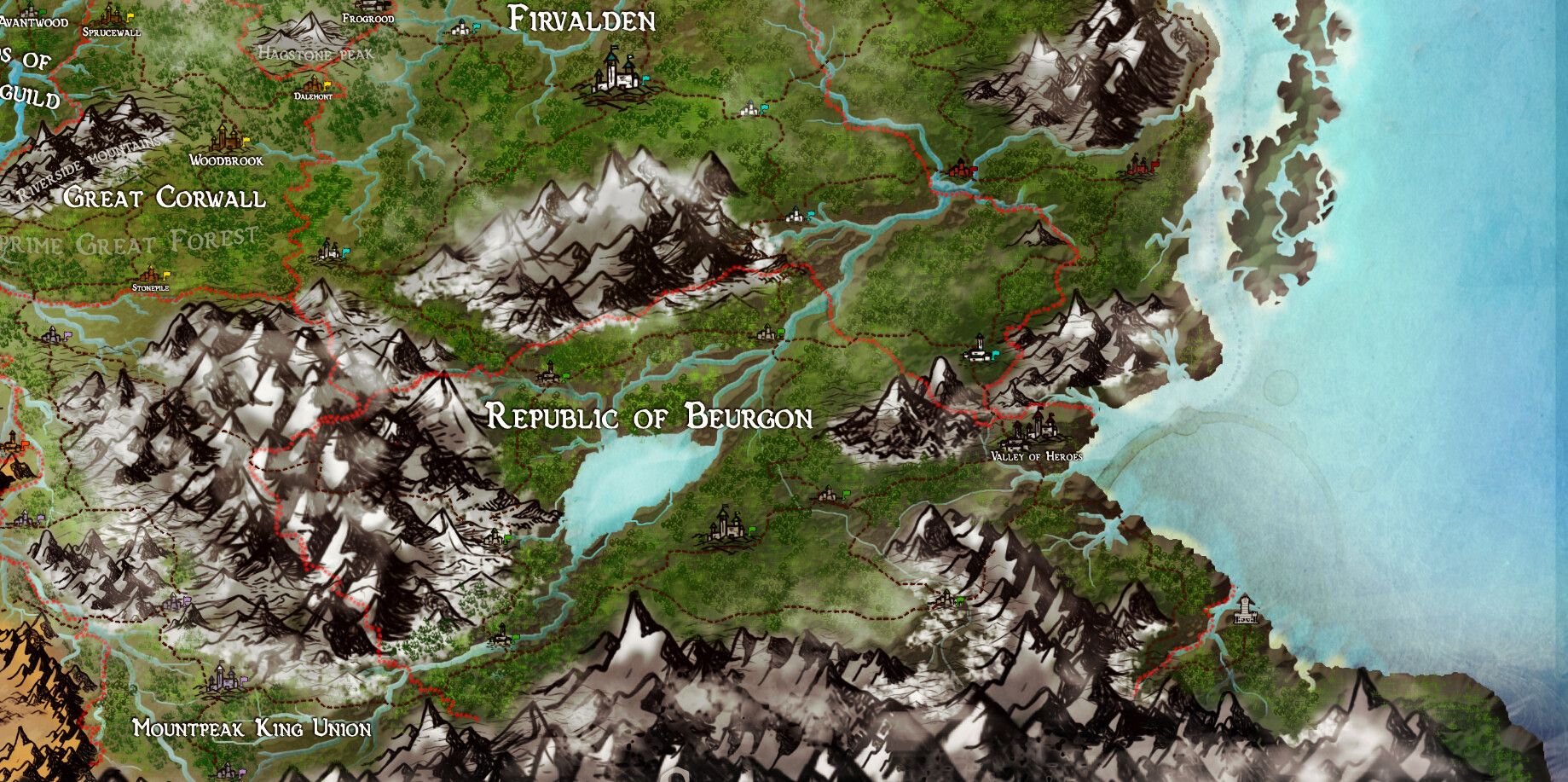 fantasy valley map