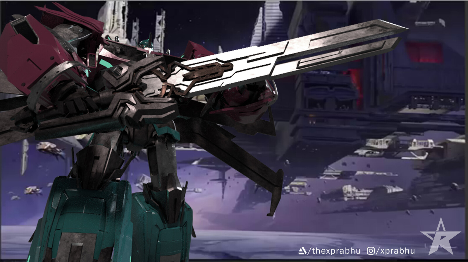 Artstation Optimus Prime Transformers Prime Beast Hunters Rahul Prabhu C