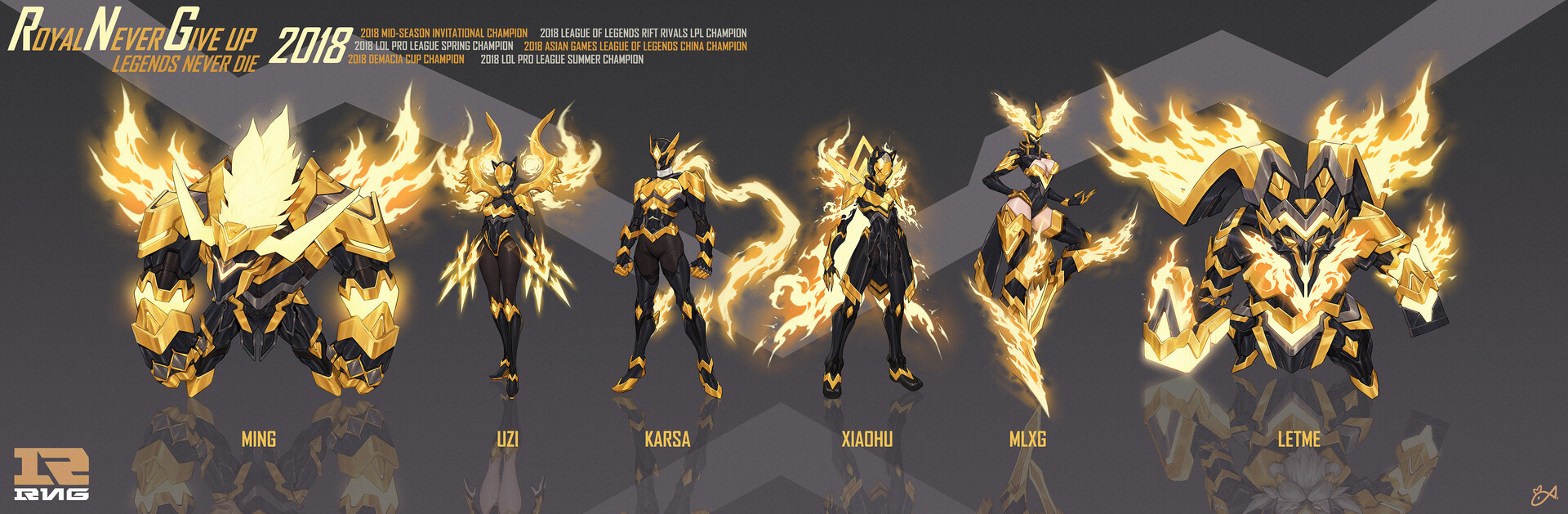 ♥『League of Legends』♥ — FPX World Skins Concept Art by luoyu liu