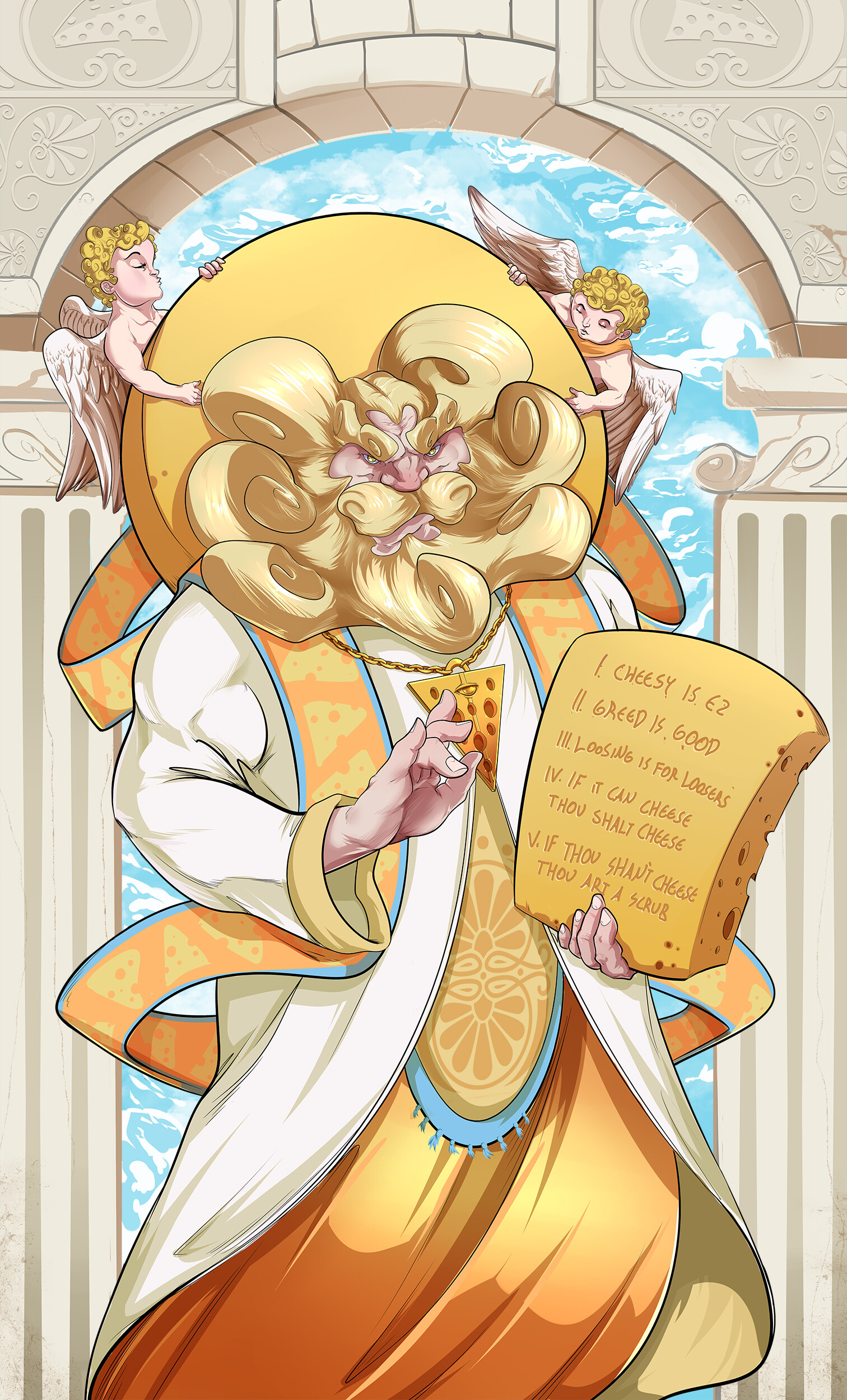 ArtStation The God of Cheese