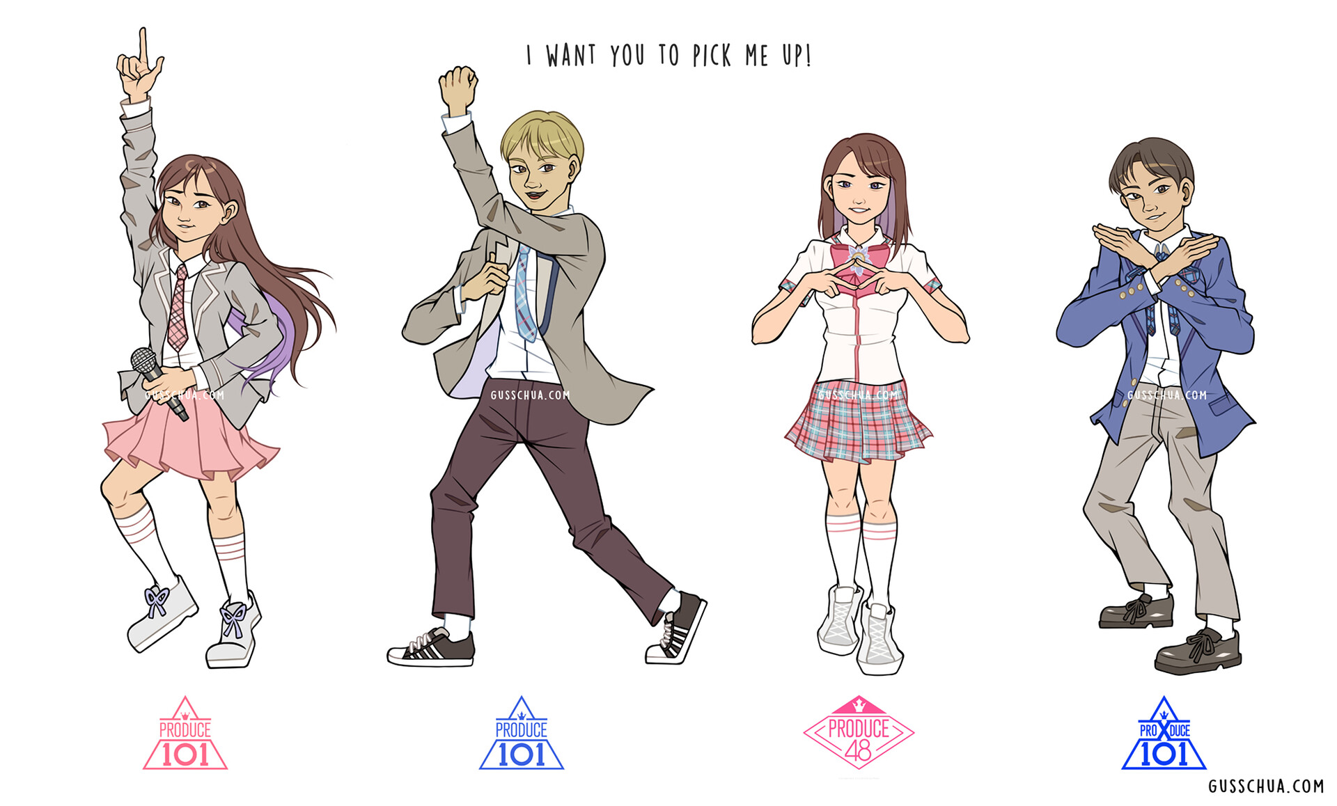 Guss Chua Produce 101 Pick Me Center