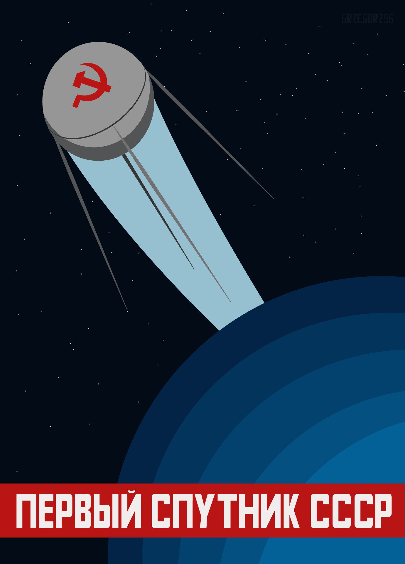 ArtStation - Sputnik Soviet Satellite, Nopanut Phetkaew
