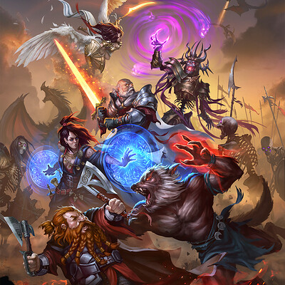 Mighty Heroes Splash Art