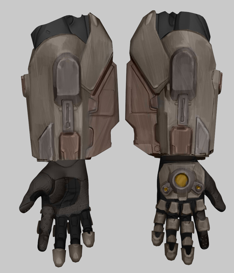 Texture Painting - Arm &amp; Hand top/bottom