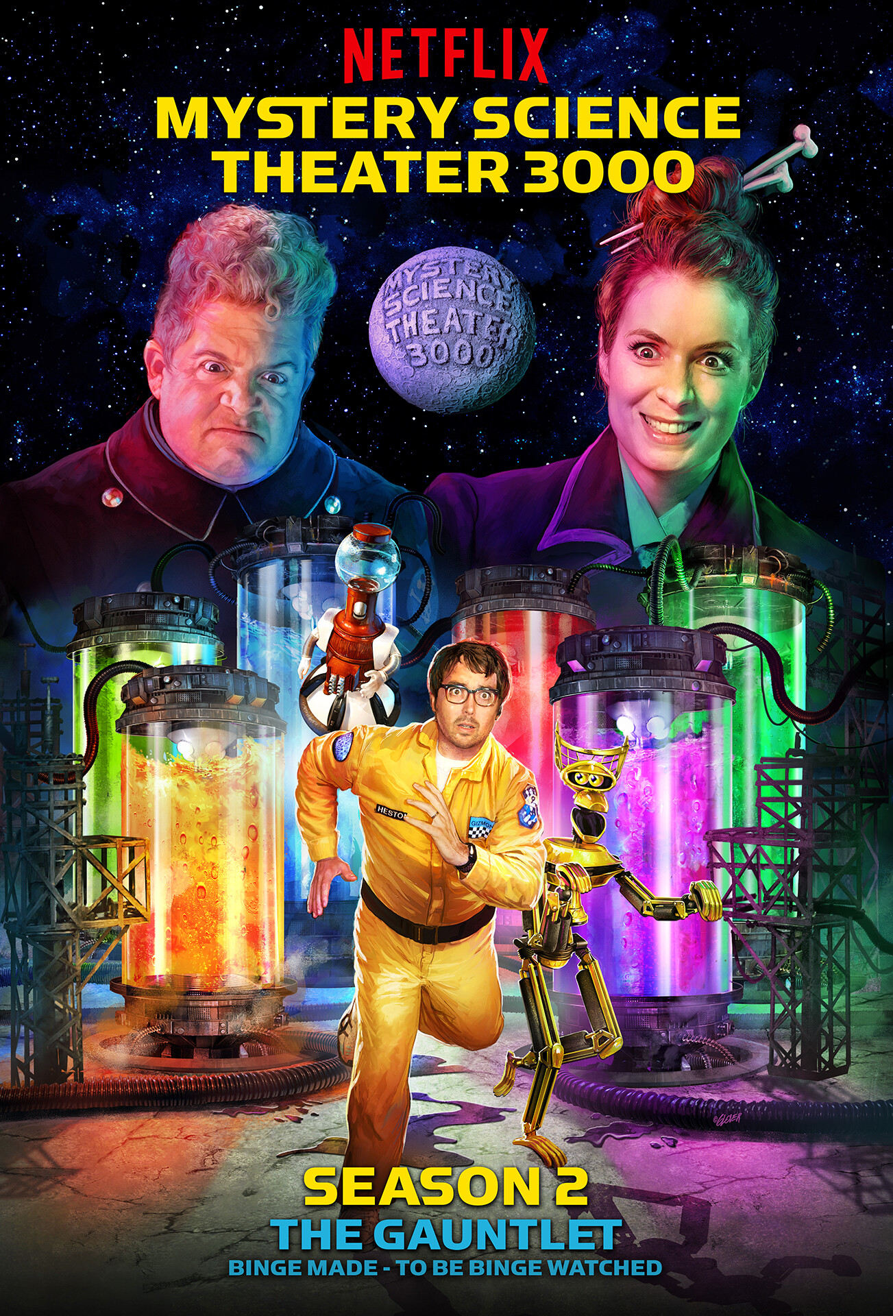 Artstation Mystery Science Theater 3000 Live Show And Netflix Posters Gary Glover
