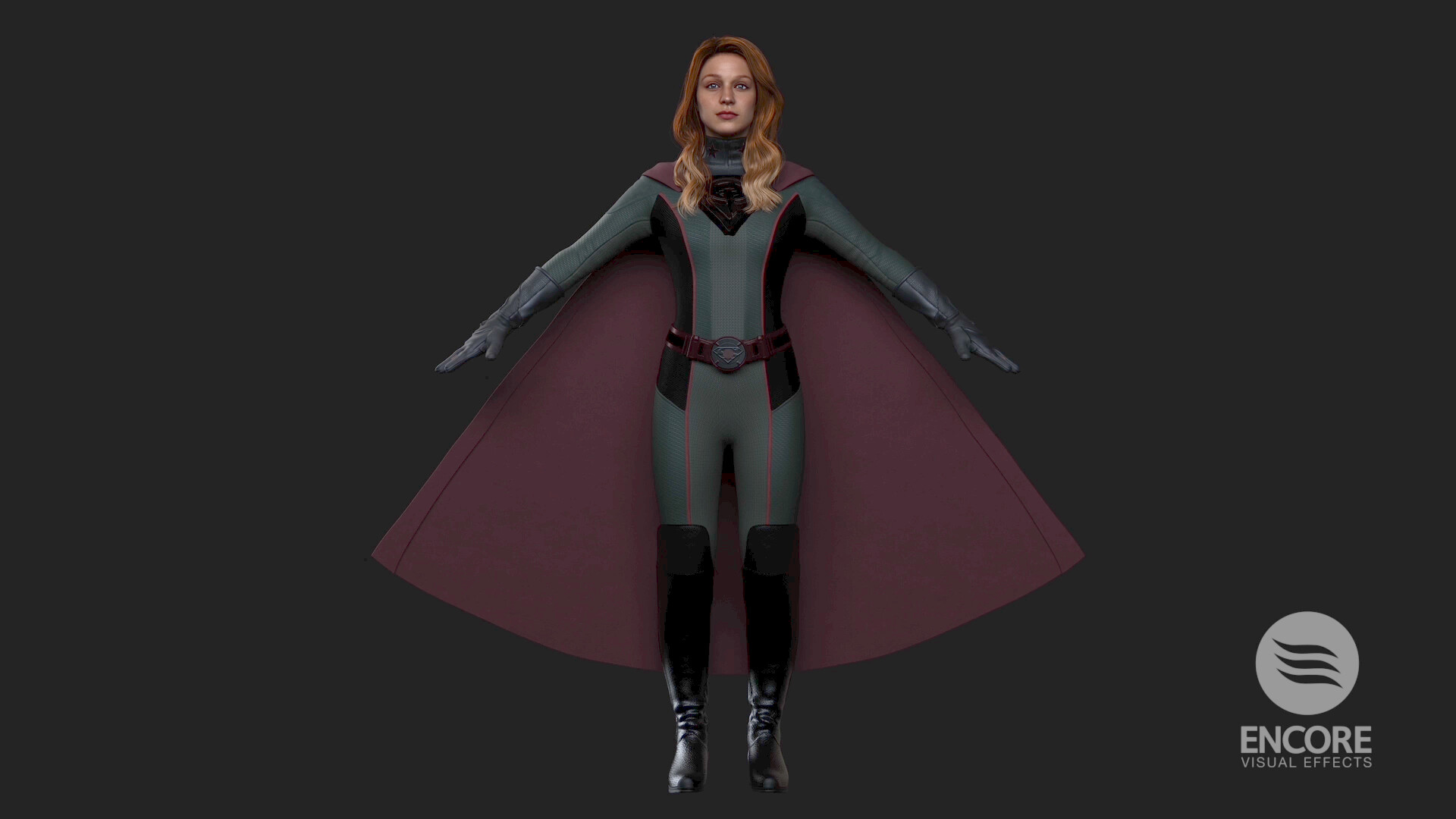 Efterligning koloni Whitney ArtStation - CW's Supergirl s4 - Red Daughter Herosuit