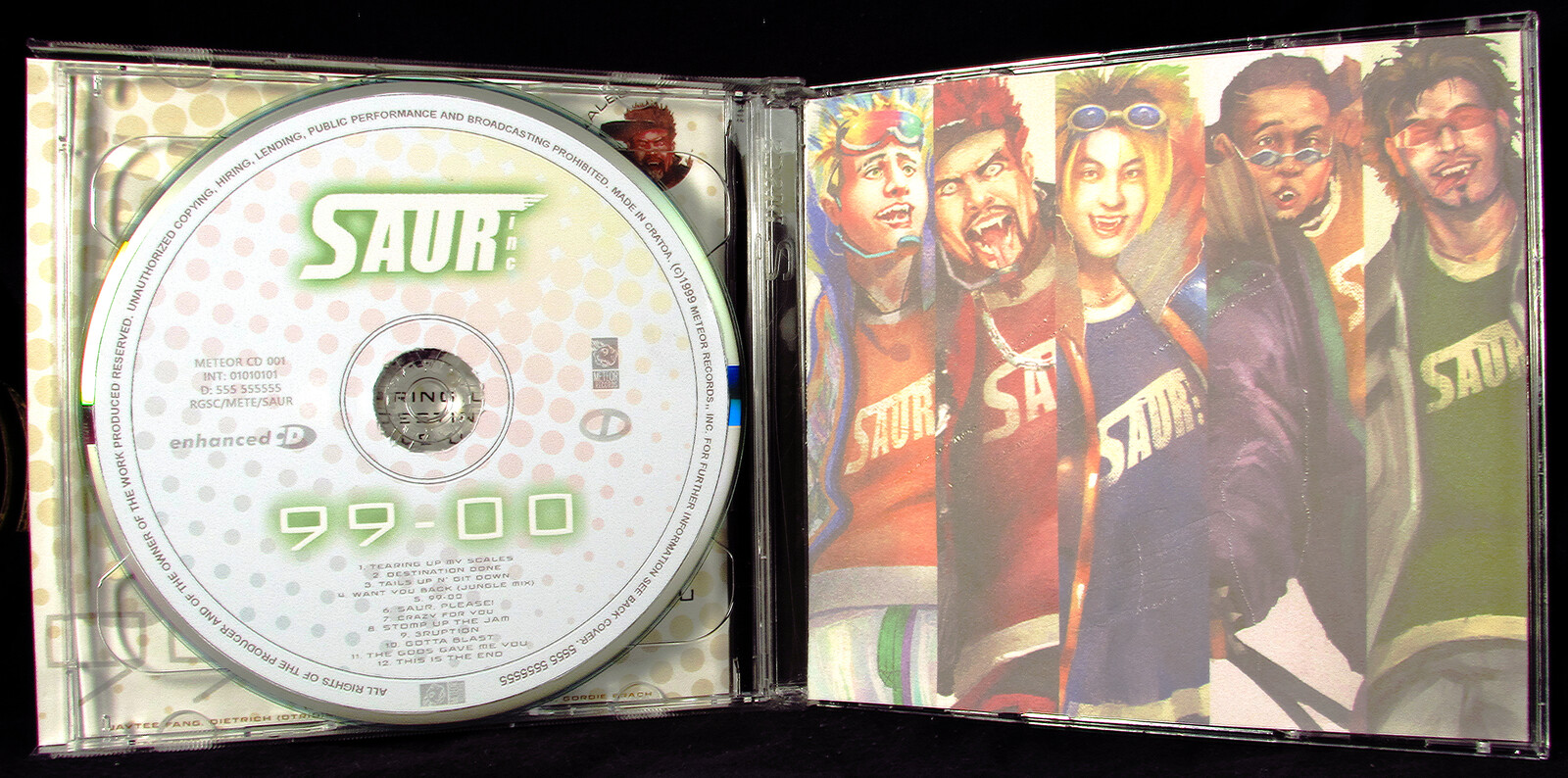 CD Two with Character Line-Up