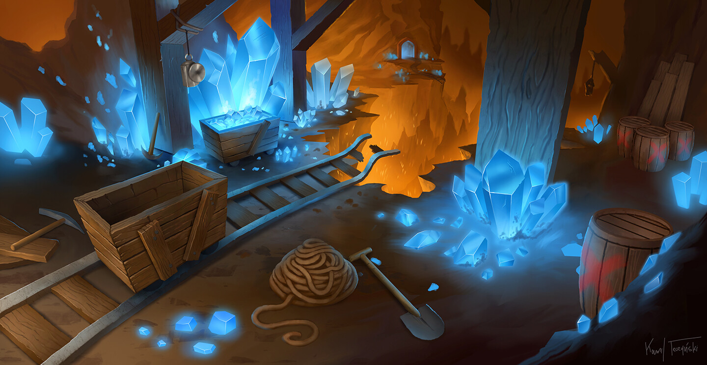 ArtStation Crystal Mine