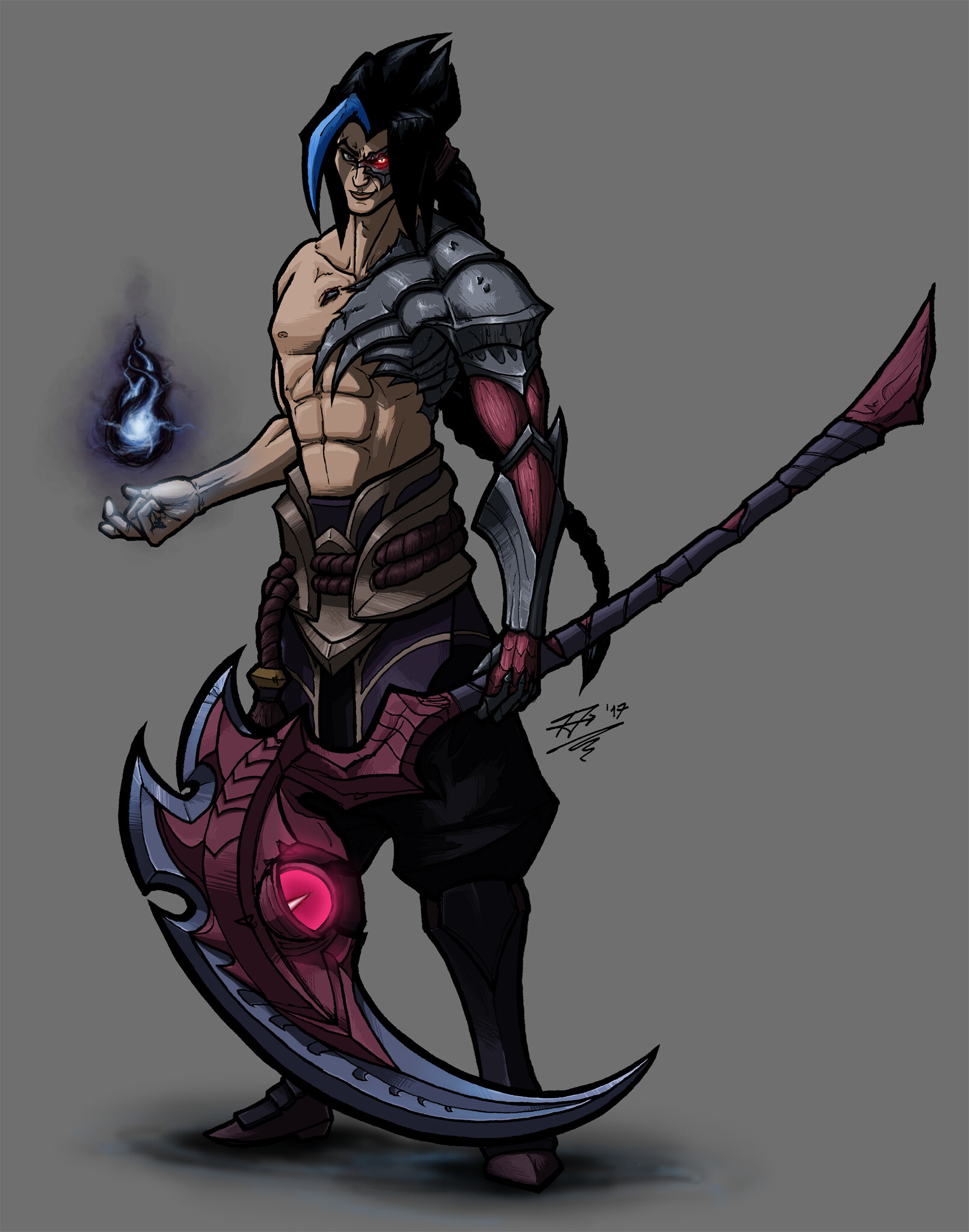 Shadow Assassin Kayn Fanart Artstation Kayn Andrea Cavagnini artstation kayn andrea cavagnini