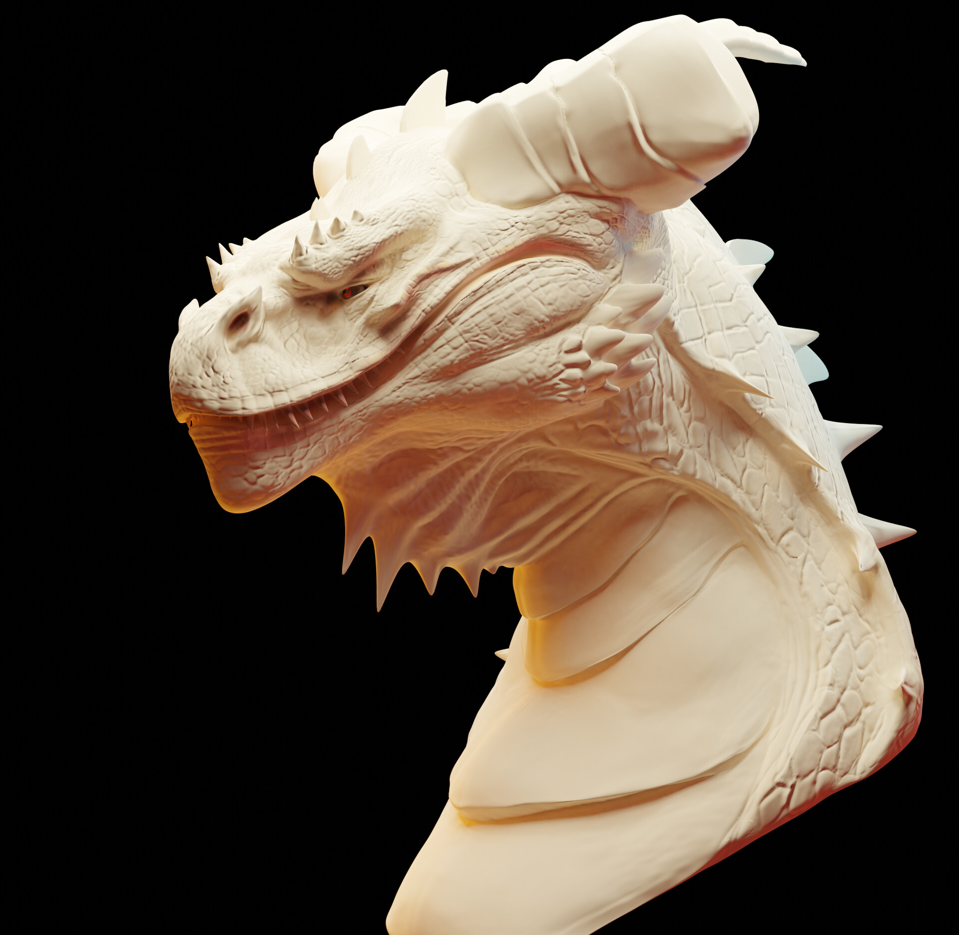 ArtStation - Dragon sculpt