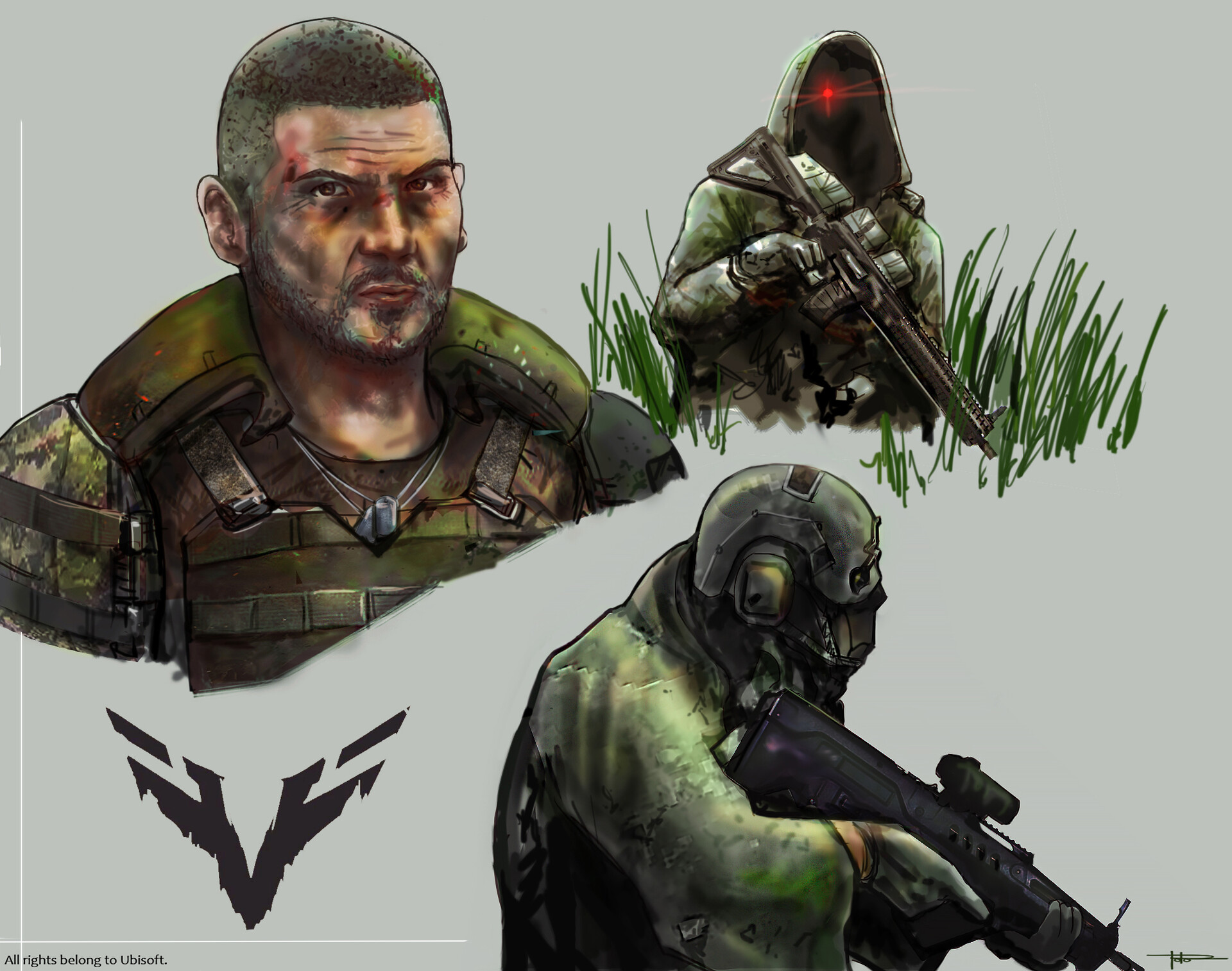 Artstation Ghost Recon Wolves Polo Enriquez