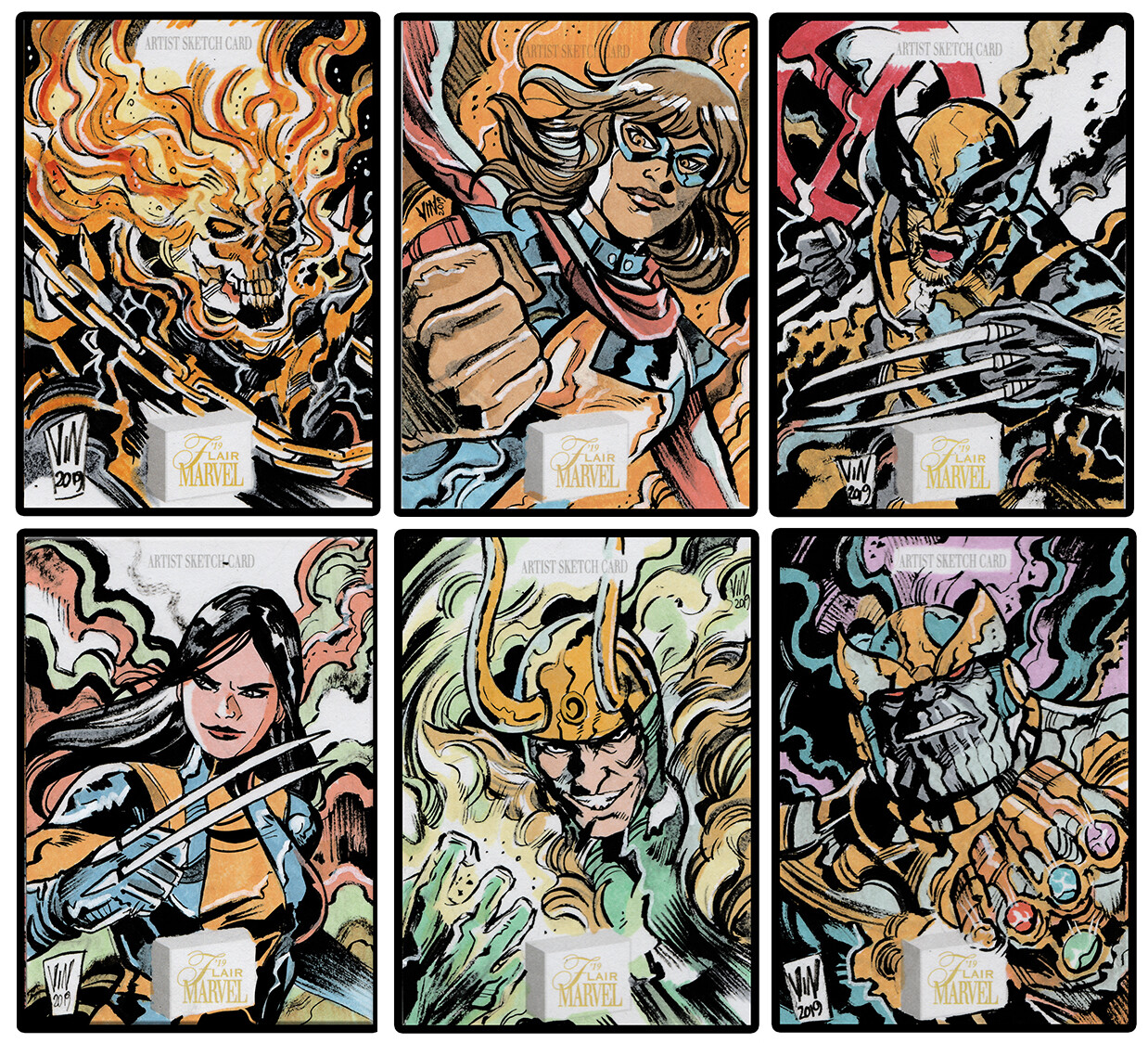 ArtStation - MARVEL/ Upperdeck official sketch cards for ArtStation - MARVEL/ Upperdeck official sketch cards for