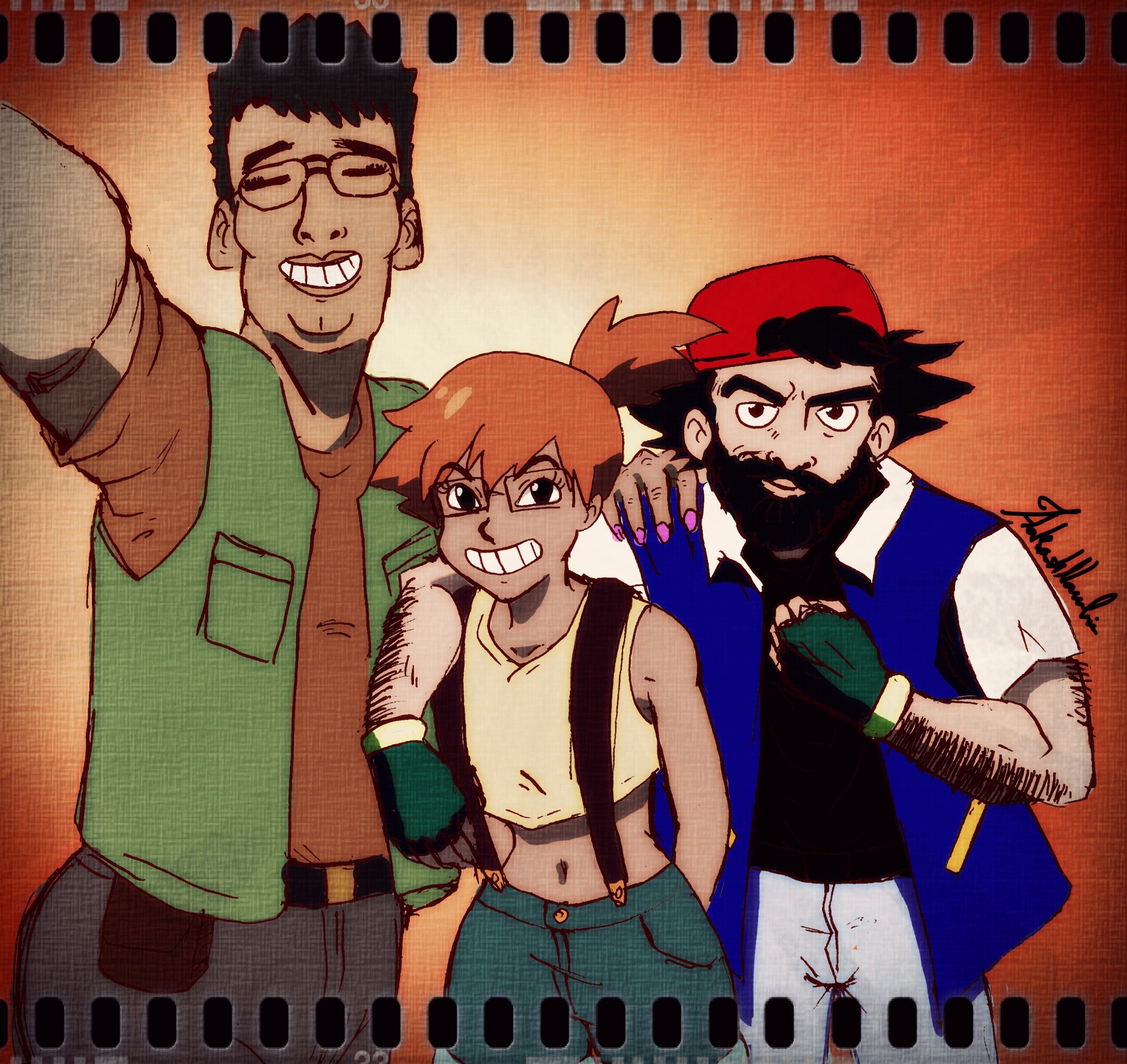 Artstation Pokemon Fanart Ash Akashi